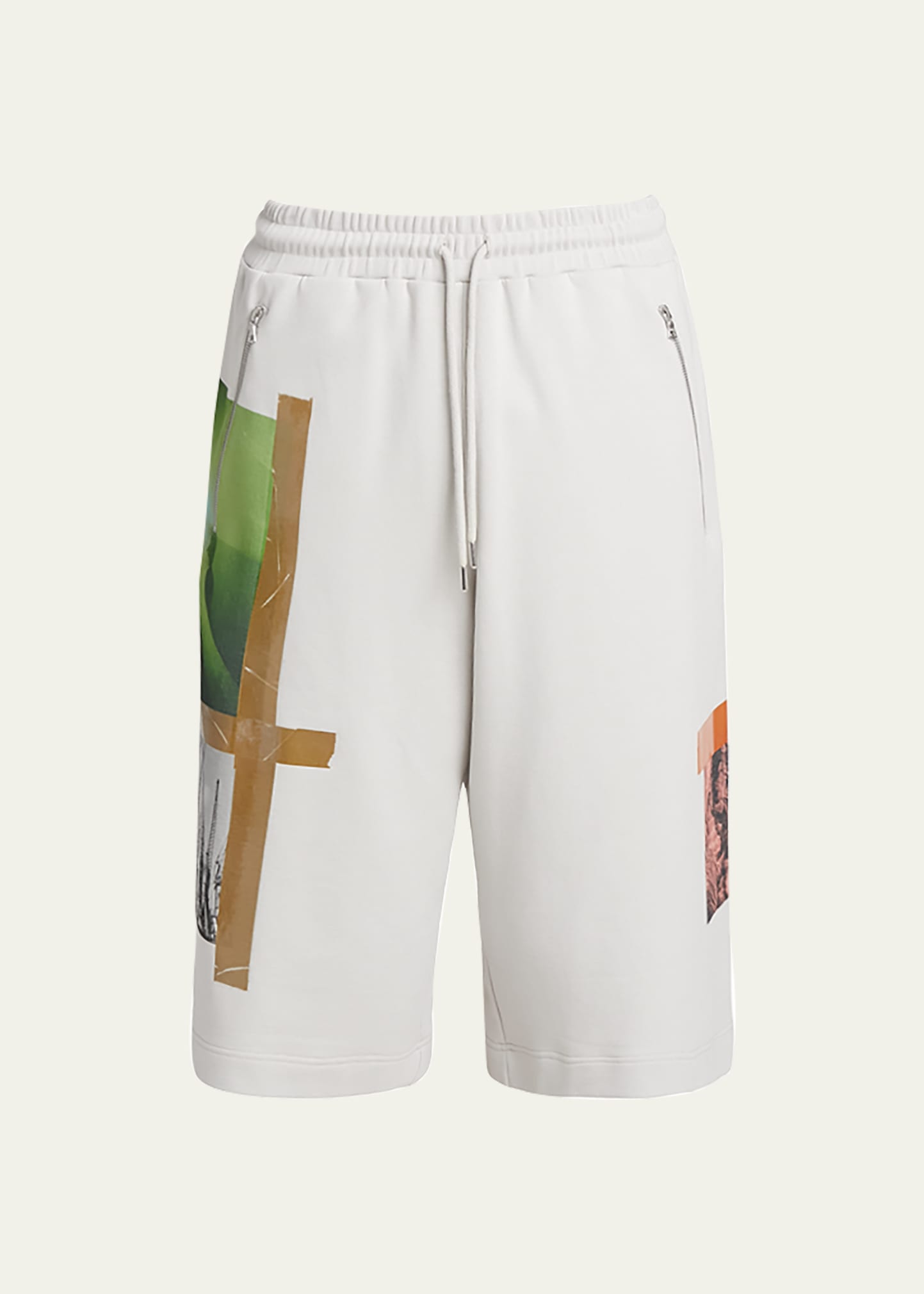 Men's Haskos Terry Club-Print Shorts