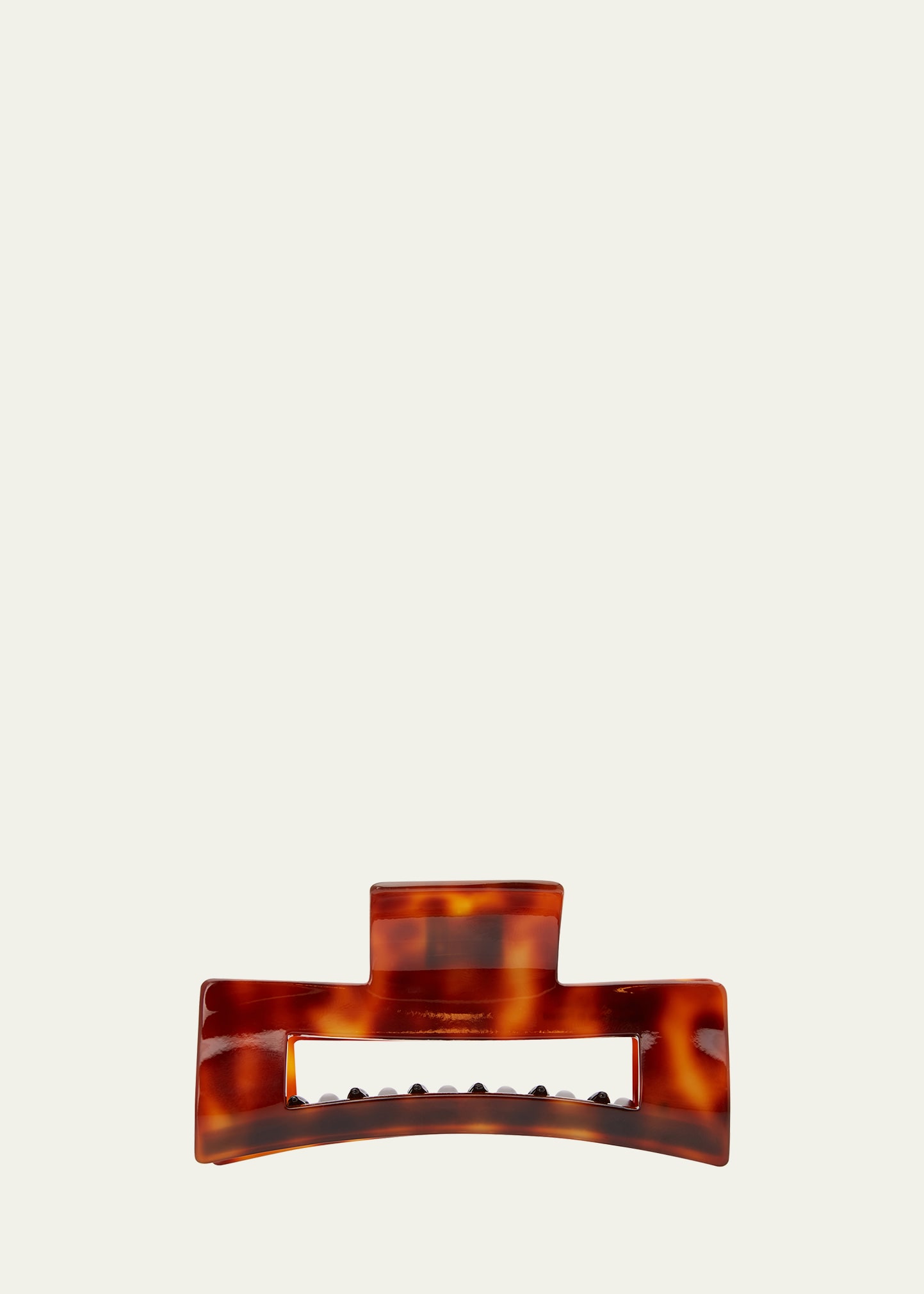 L Erickson Large Cutout Rectangle Jaw Hair Clip In Tortoise