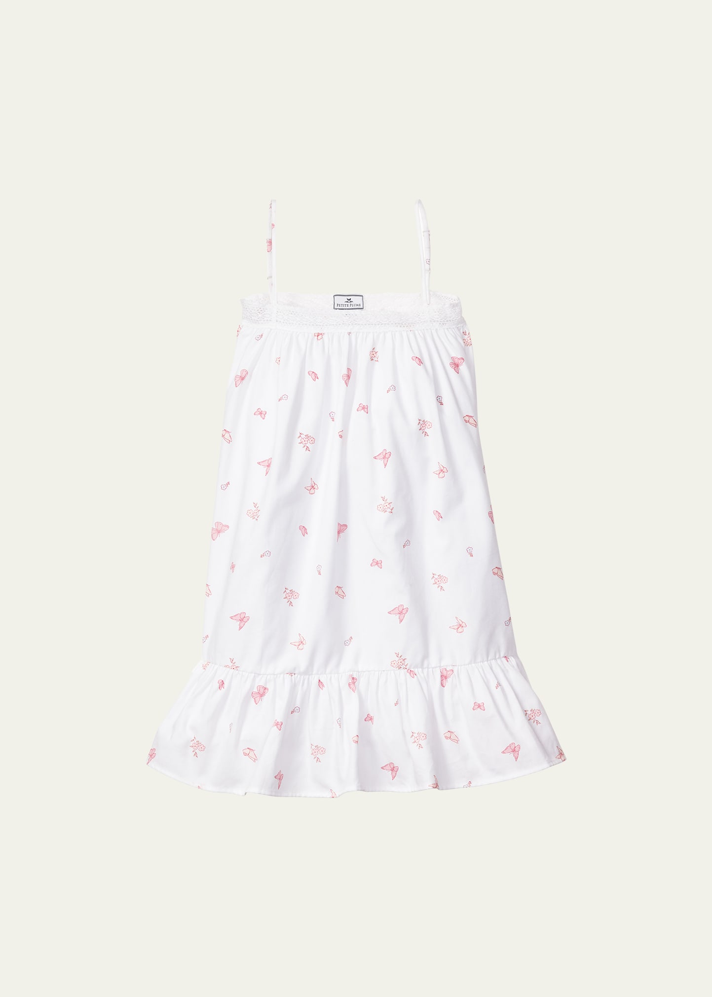 Petite Plume Baby's, Little Girl's & Girl's Butterflies Lily Nightgown In White
