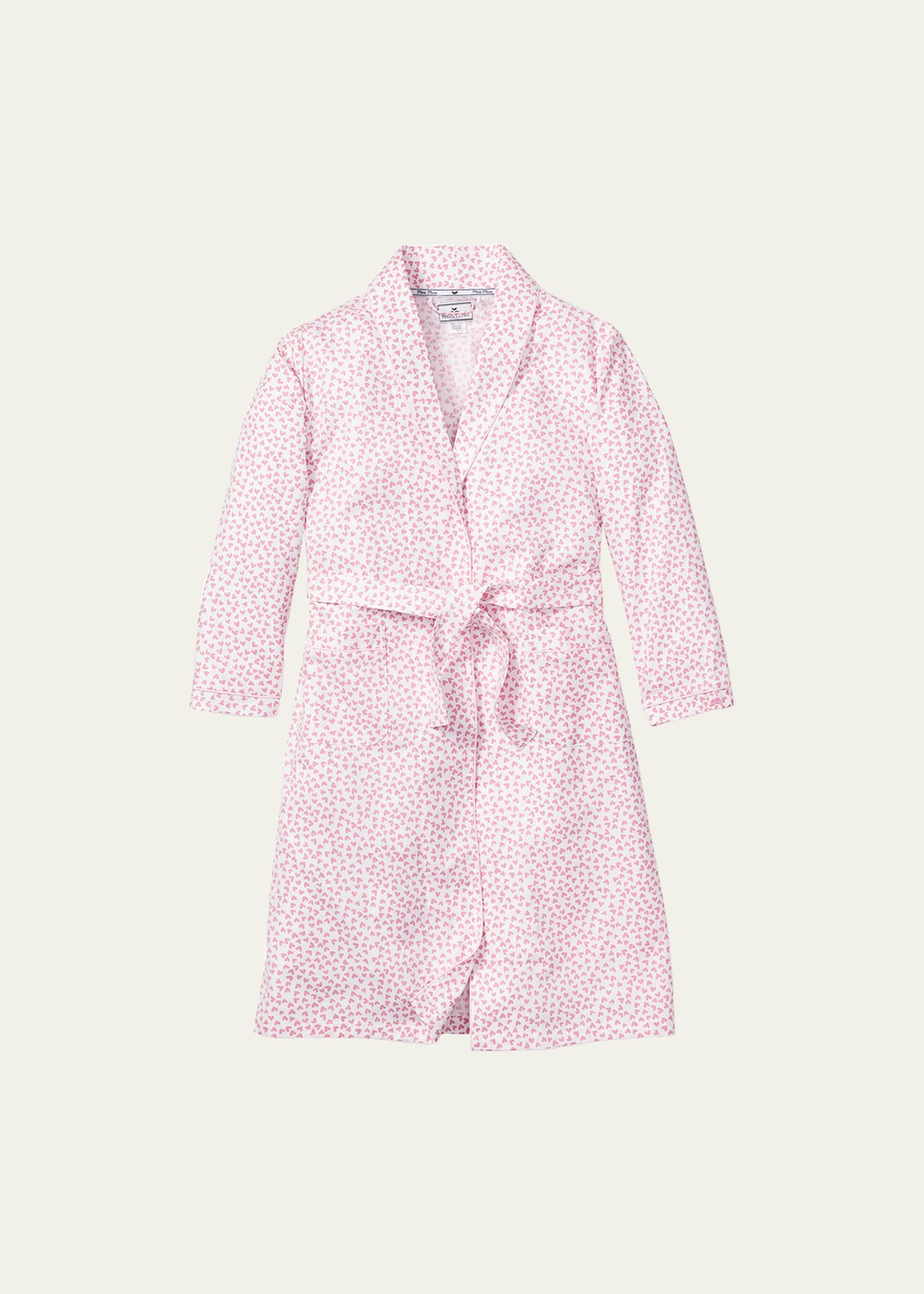 Petite Plume Kids' Girl's Sweethearts Robe In Pink
