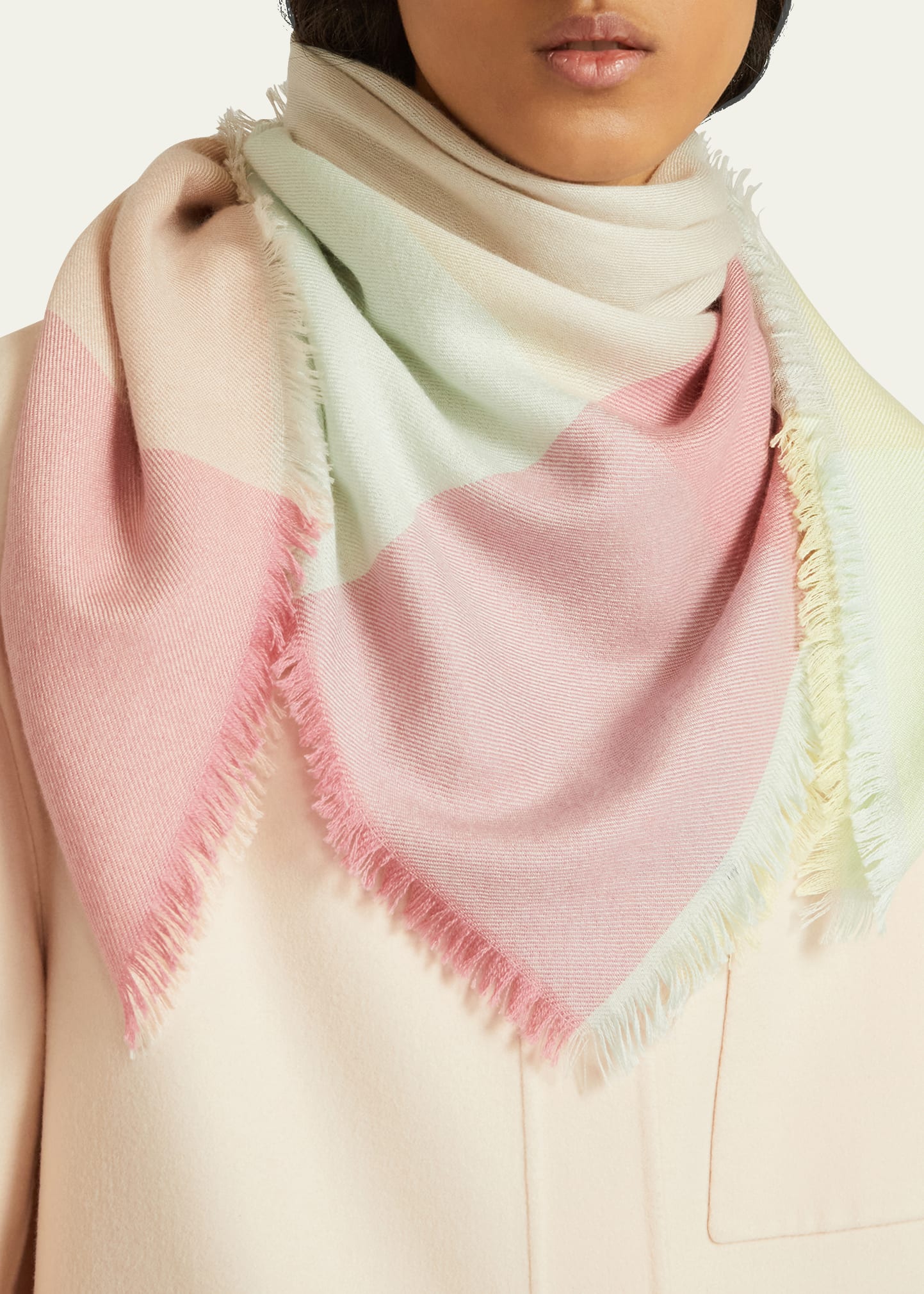 Loro Piana Quadrilatero Del Silenzio Scarf In F4fo Light Traver