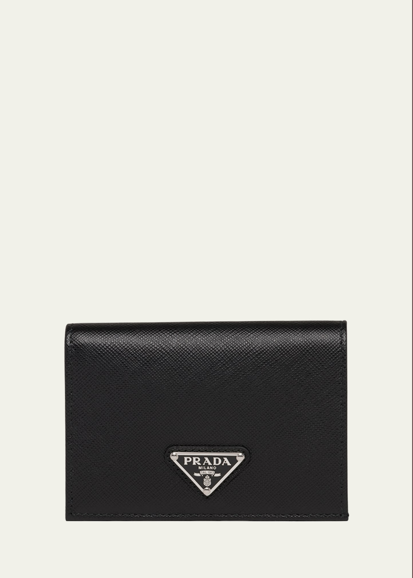 Prada Small logo-plaque Saffiano Leather Wallet - Farfetch