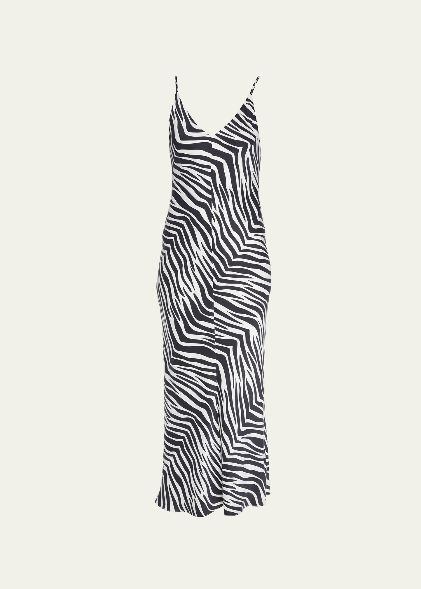 Tove Leia Zebra Printed Shift Midi Dress