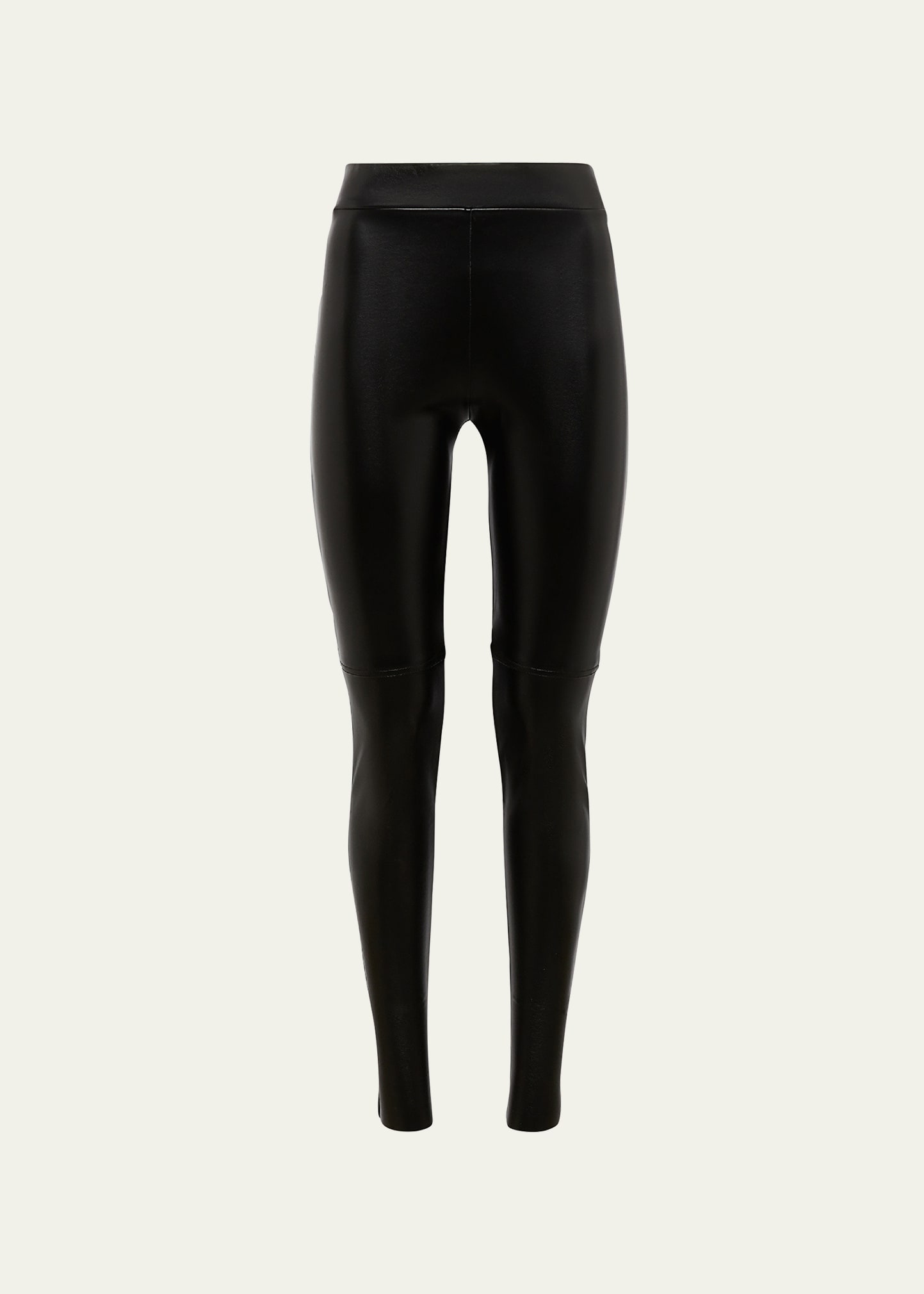 Wolford Estella High-rise Faux-leather Leggings In Black