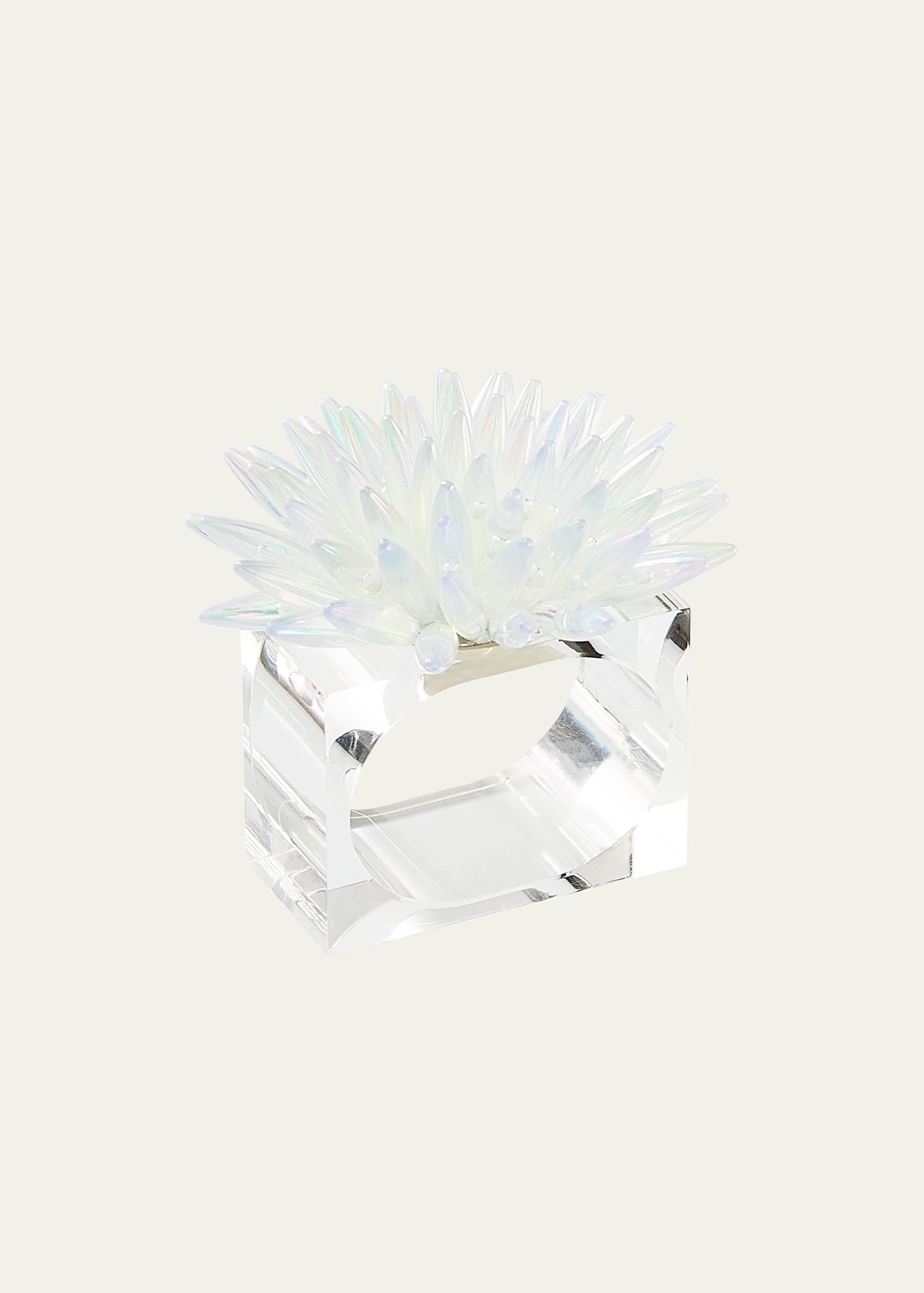 Kim Seybert Mirage Napkin Ring In White