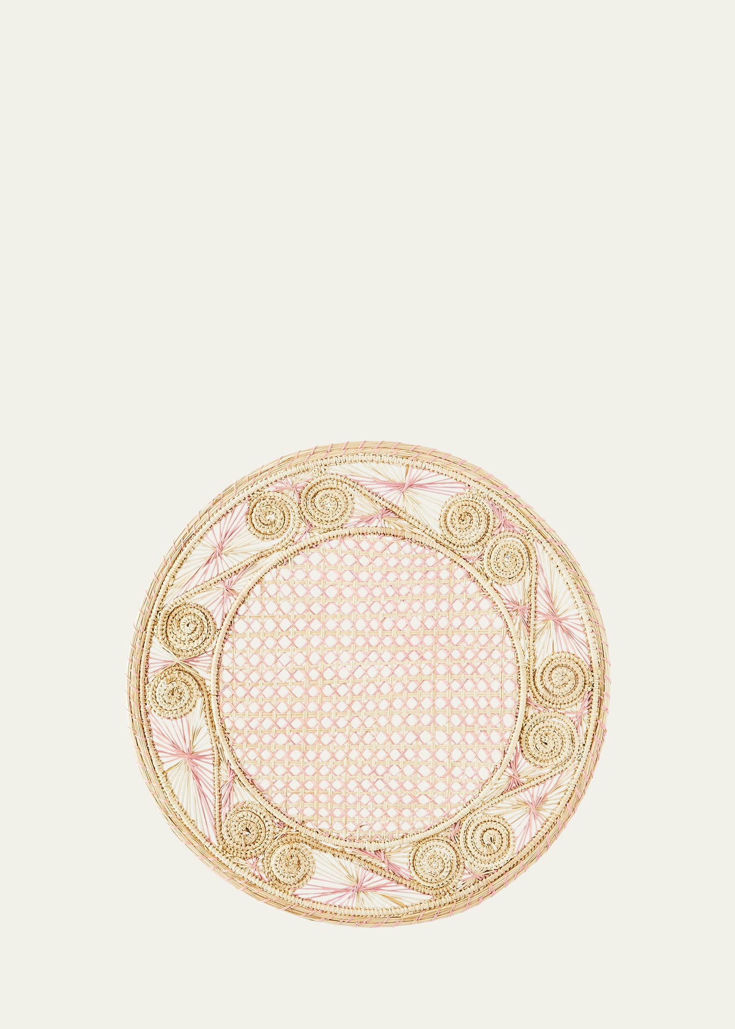 Mode Living Aloha Placemat In Soft Pink