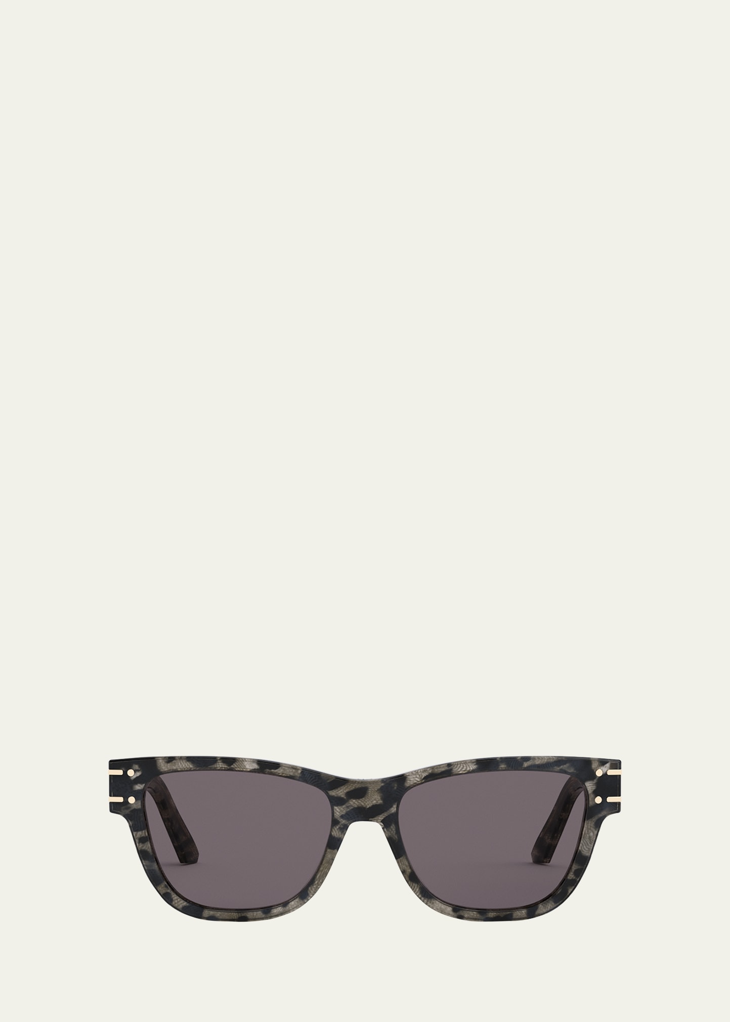 Dior Logo Rectangle Acetate Sunglasses