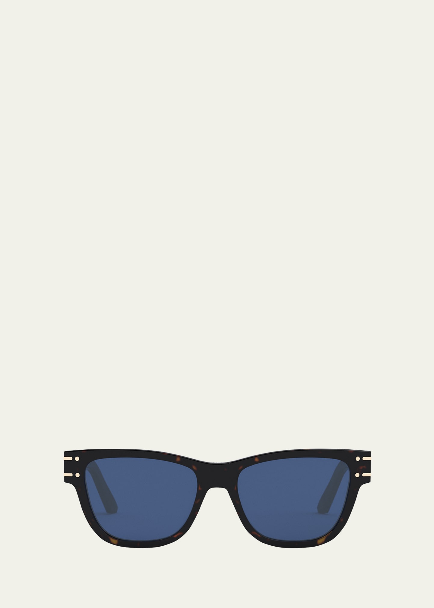 Shop Dior Signature S6u Sunglasses In Dark Havana Blue