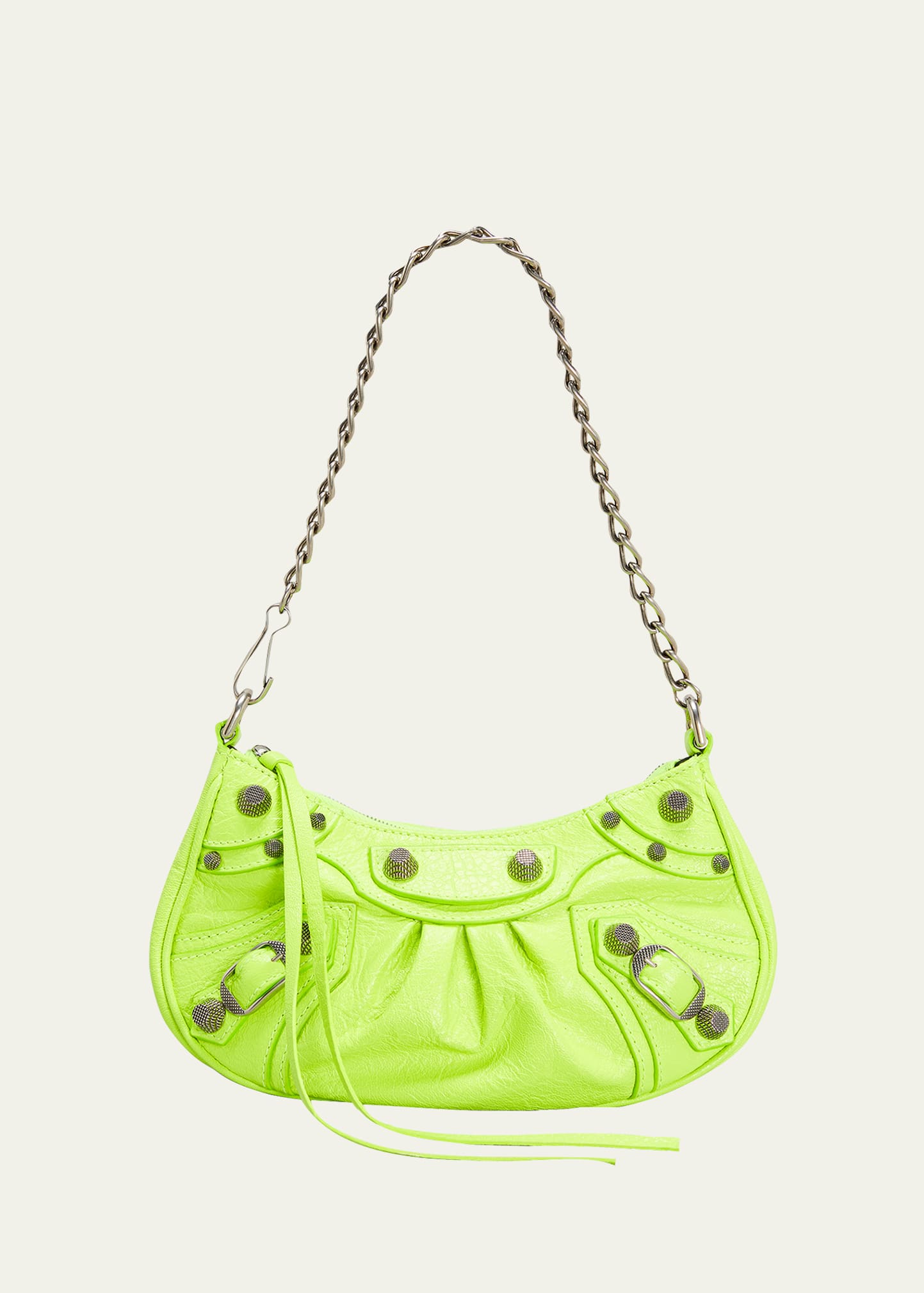 neon yellow balenciaga bag