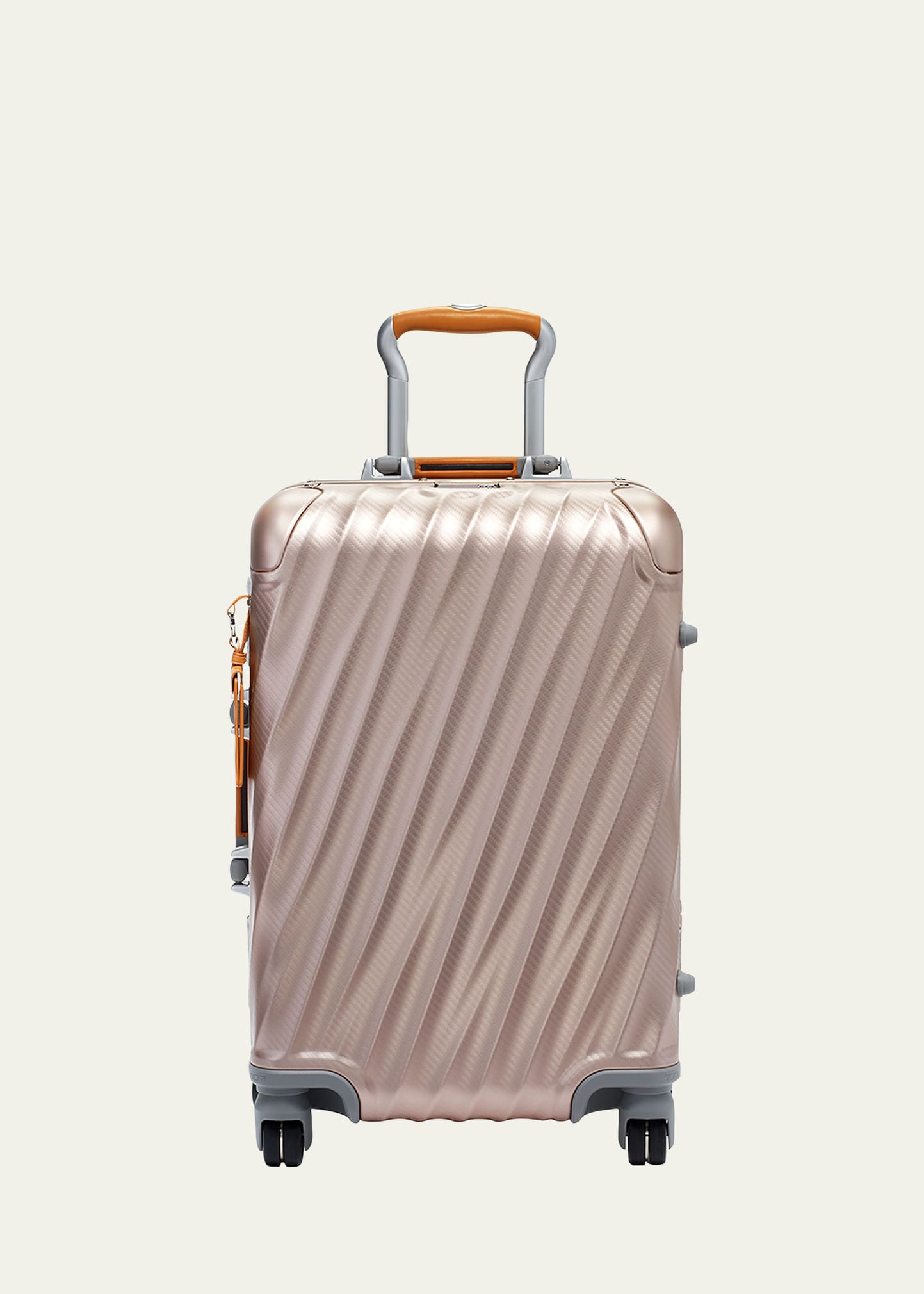 Tumi 19 Degree Aluminum International Carry On In Texture Blush