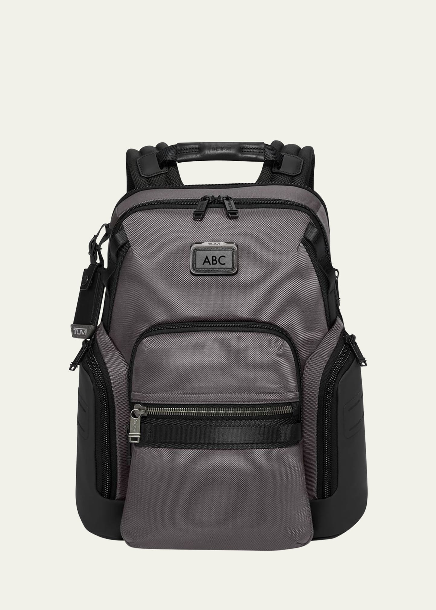 Shop Tumi Navigation Backpack In Charcoal