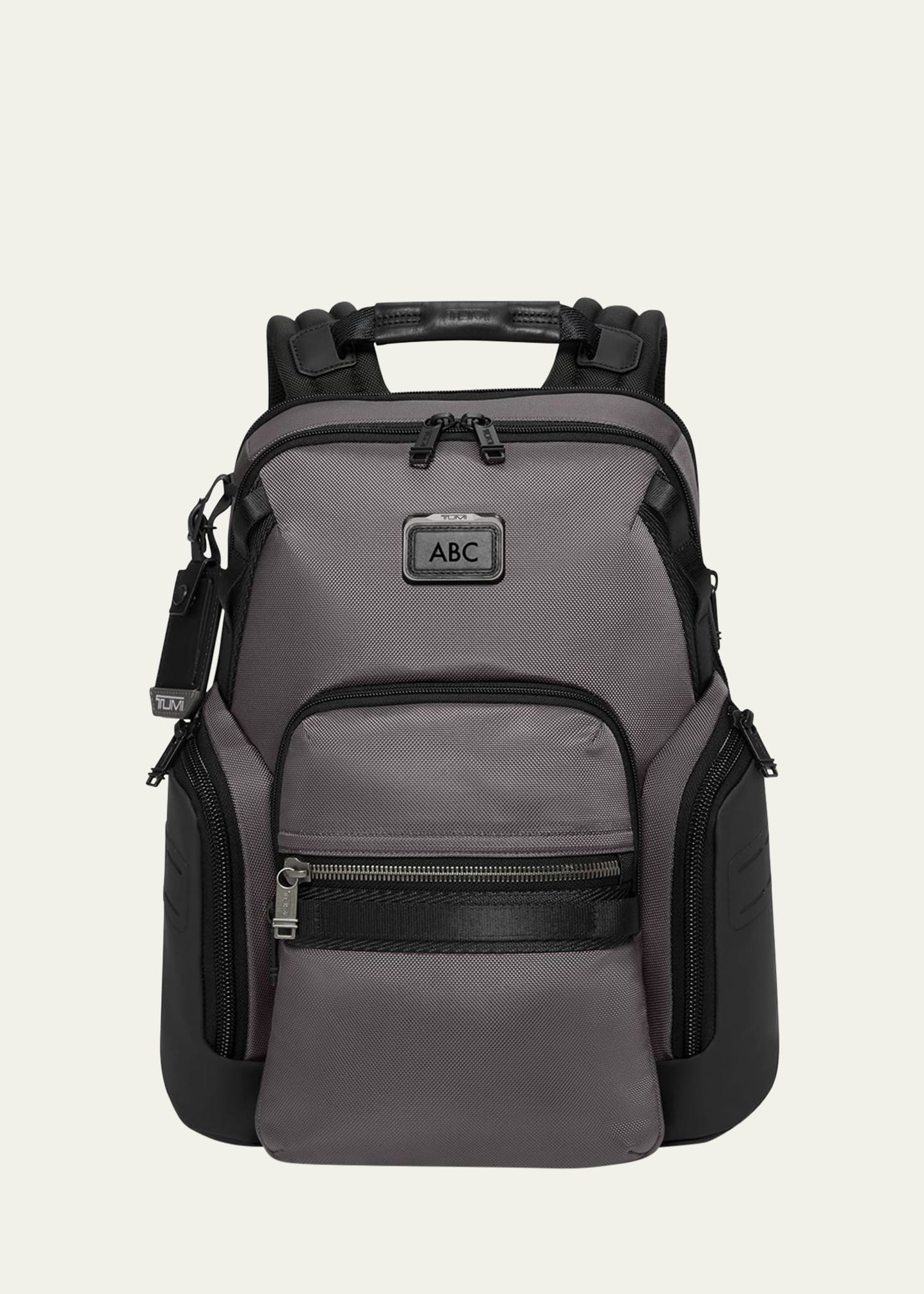 Tumi Alpha Bravo Navigation Backpack In Charcoal