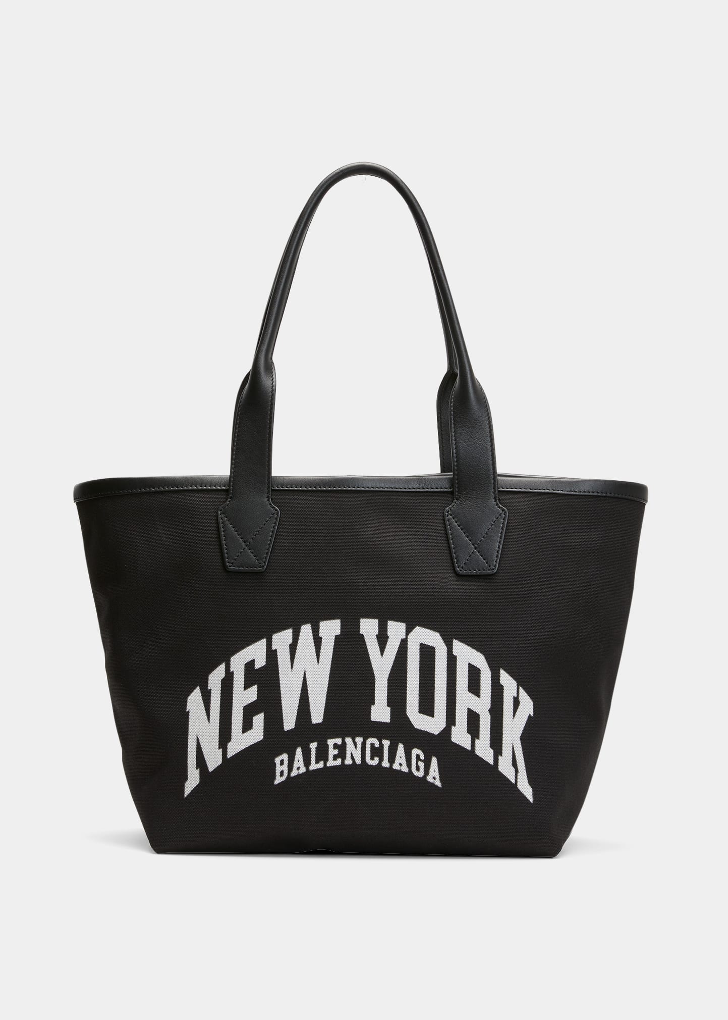 Balenciaga Paris Logo Beach Tote Bag In Black