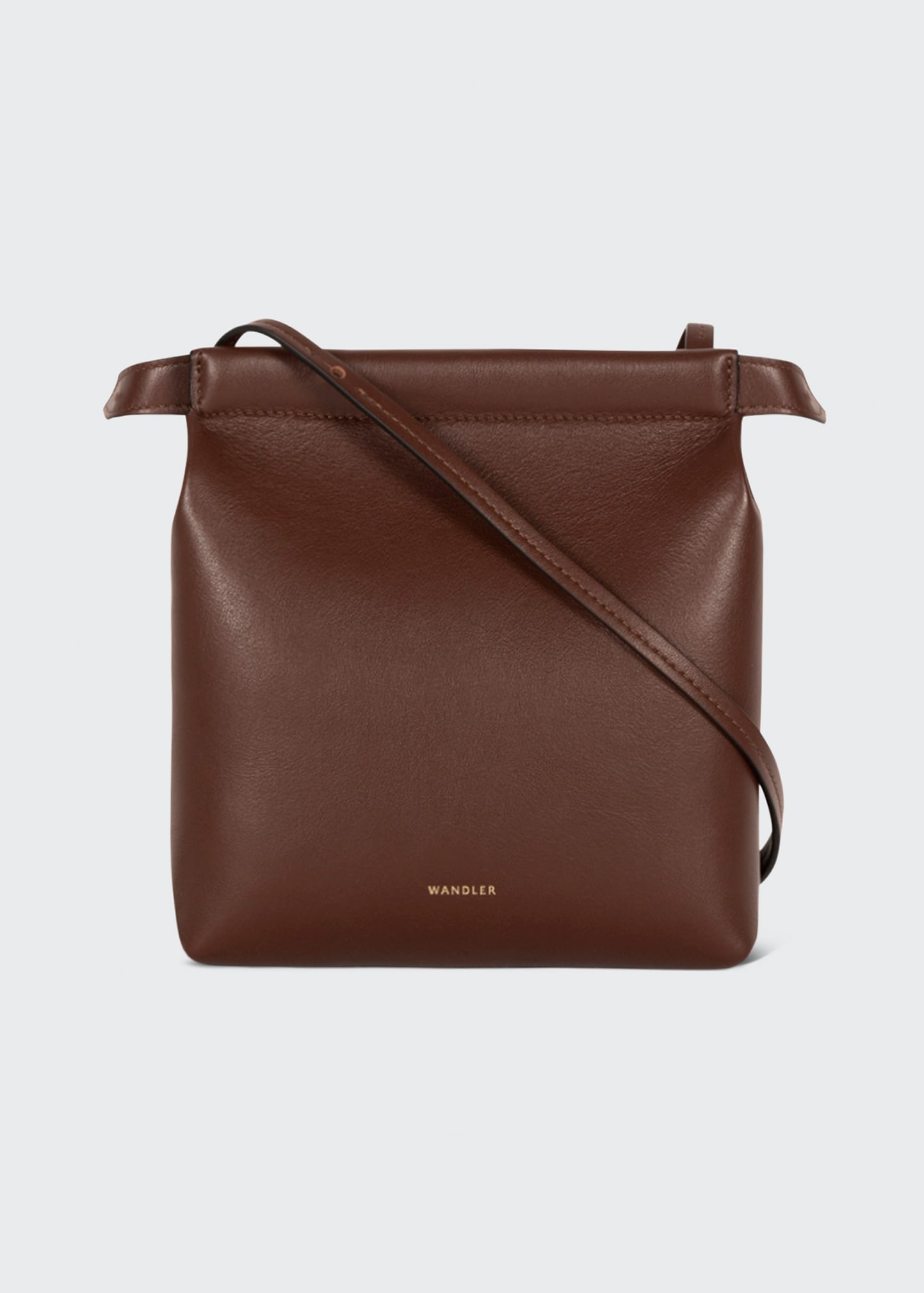 Wandler Teresa Mini Calfskin Shoulder Bag In Palissander