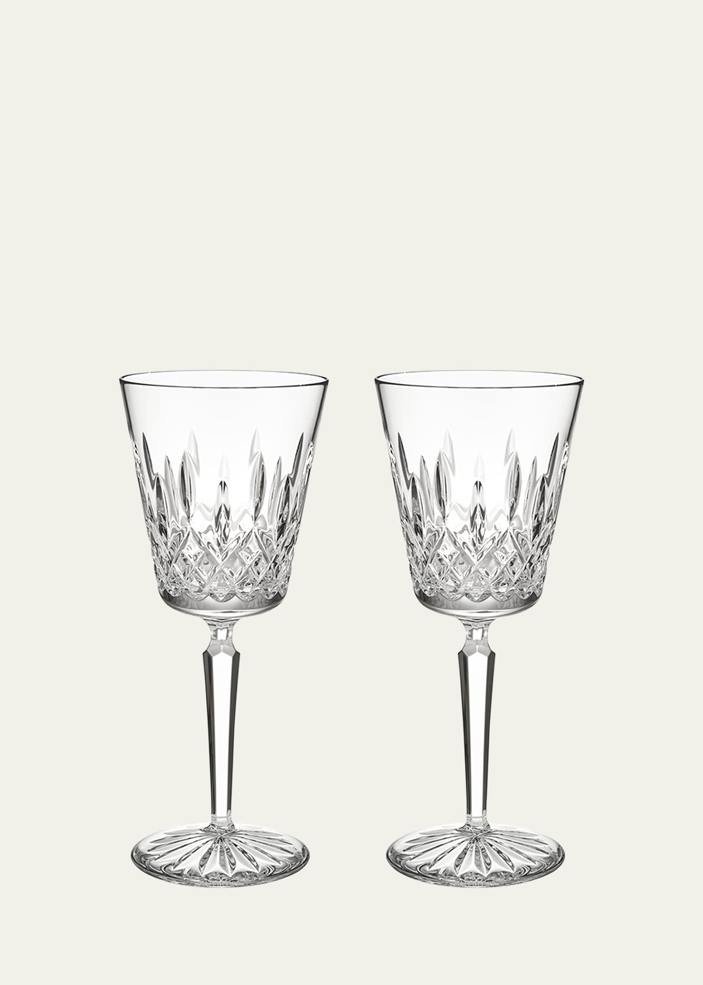 Lismore Tall Medium Wine Glasses - 13 oz., Set of 2