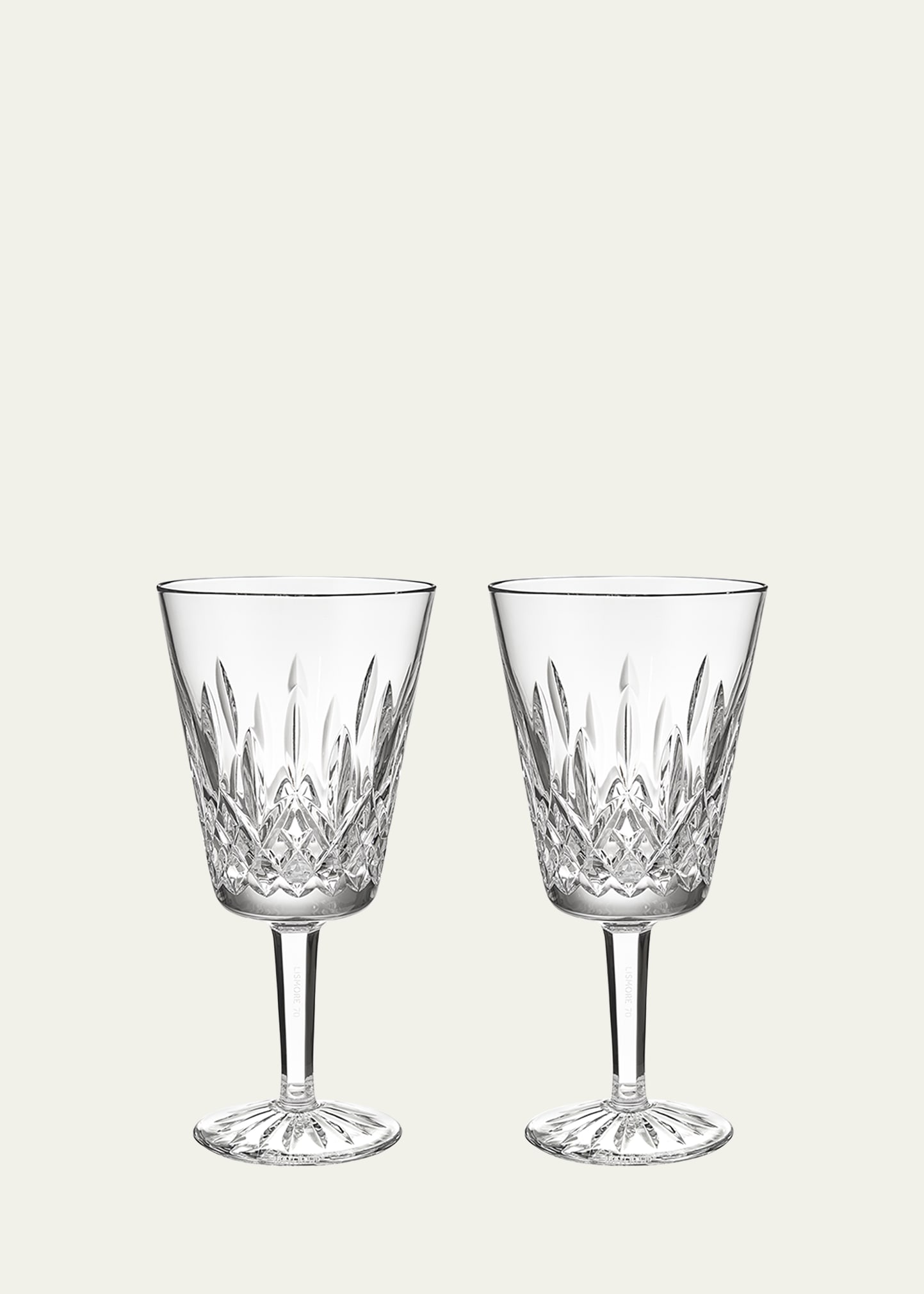 Lismore 1952 Mastercraft Medium Goblets, Set of 2