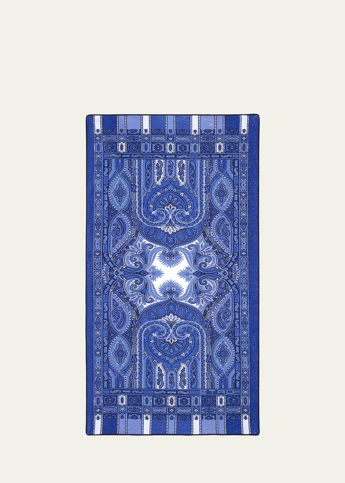 Etro Almeria Beach Towel, 59" X 71" In Navy