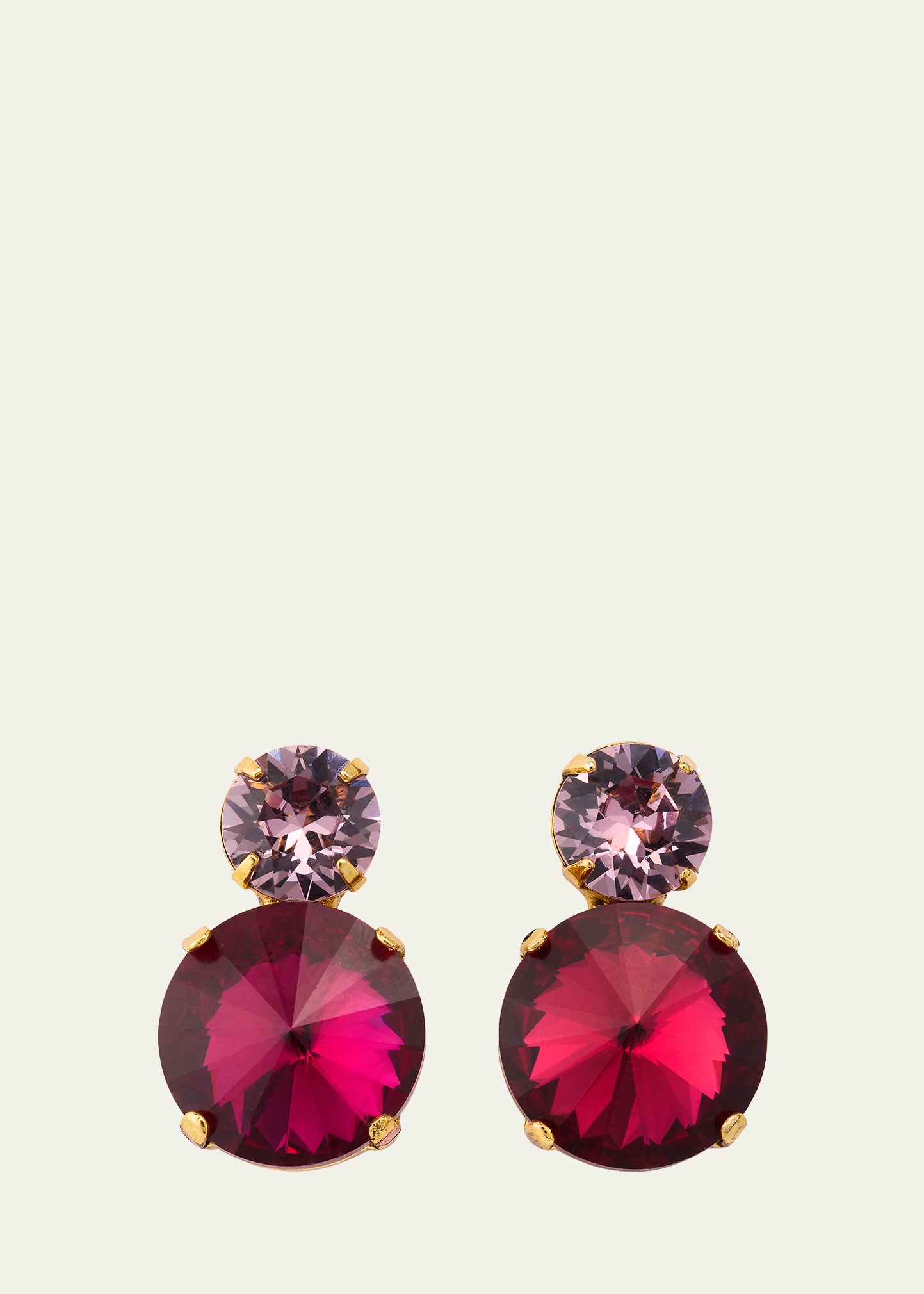 Jennifer Behr Myrla Earrings In Fuschia