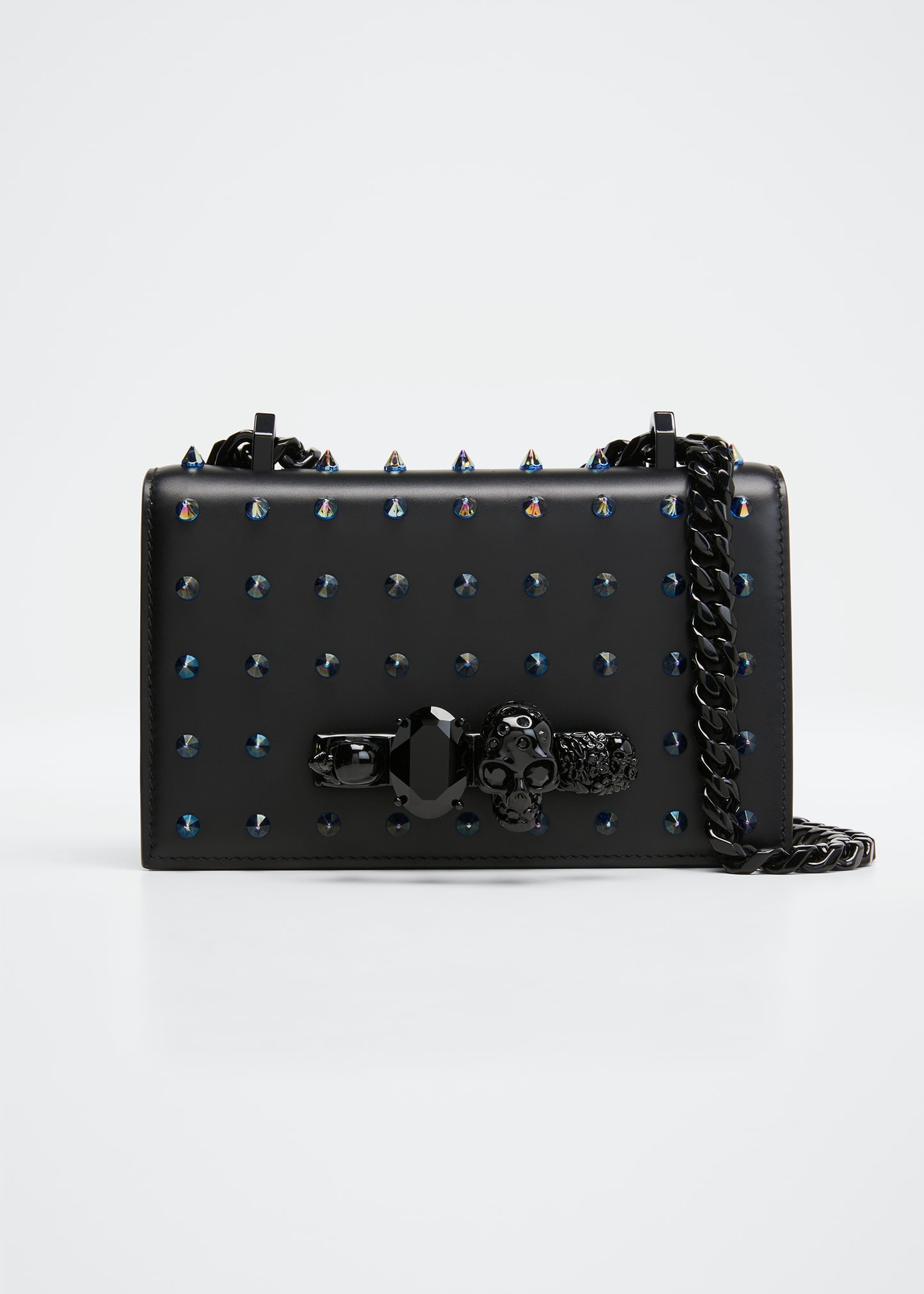 Alexander McQueen Men's Four-Ring Crossbody Bag - Bergdorf Goodman