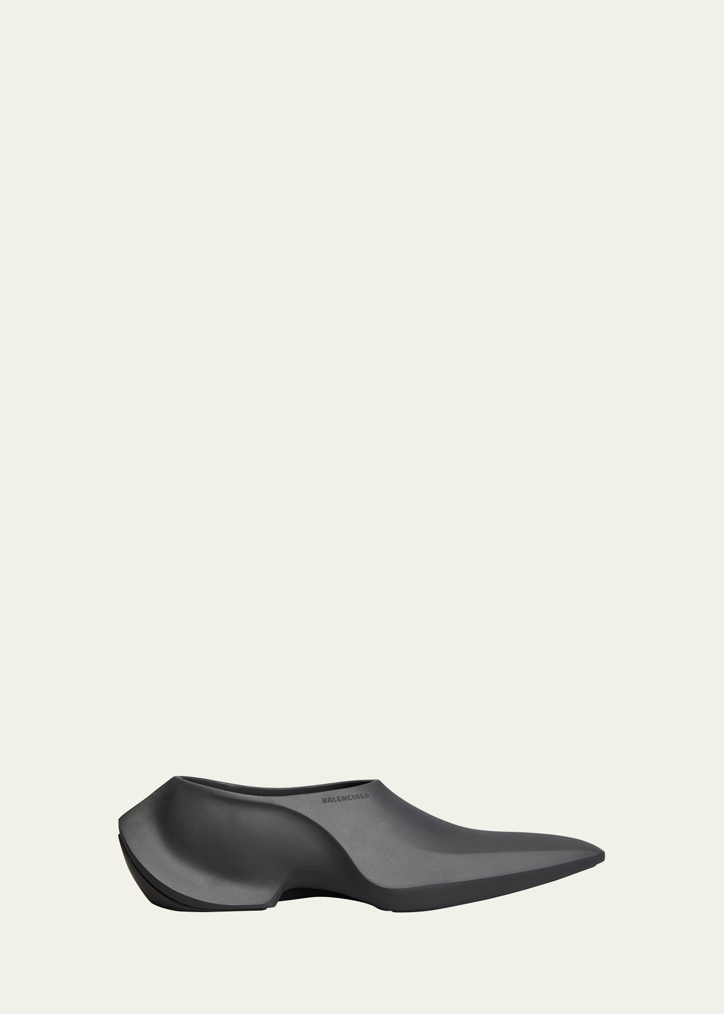 Men's Molded Rubber Space Shoes In Black Matt