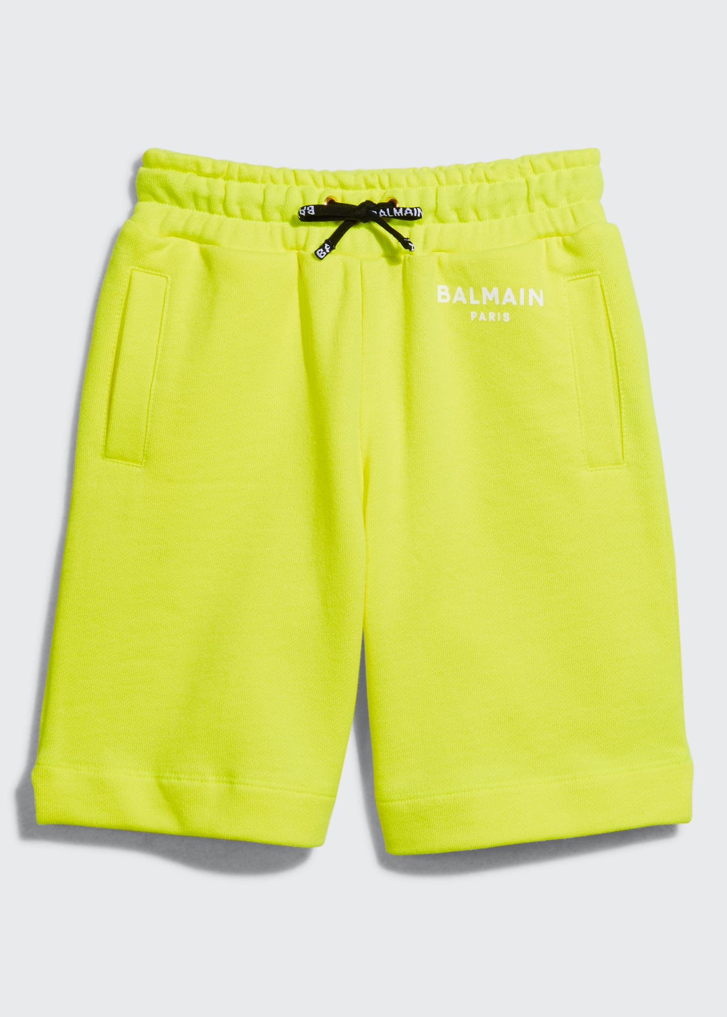 Balmain Boy's Logo-Print Sweat Shorts, Size 4-10