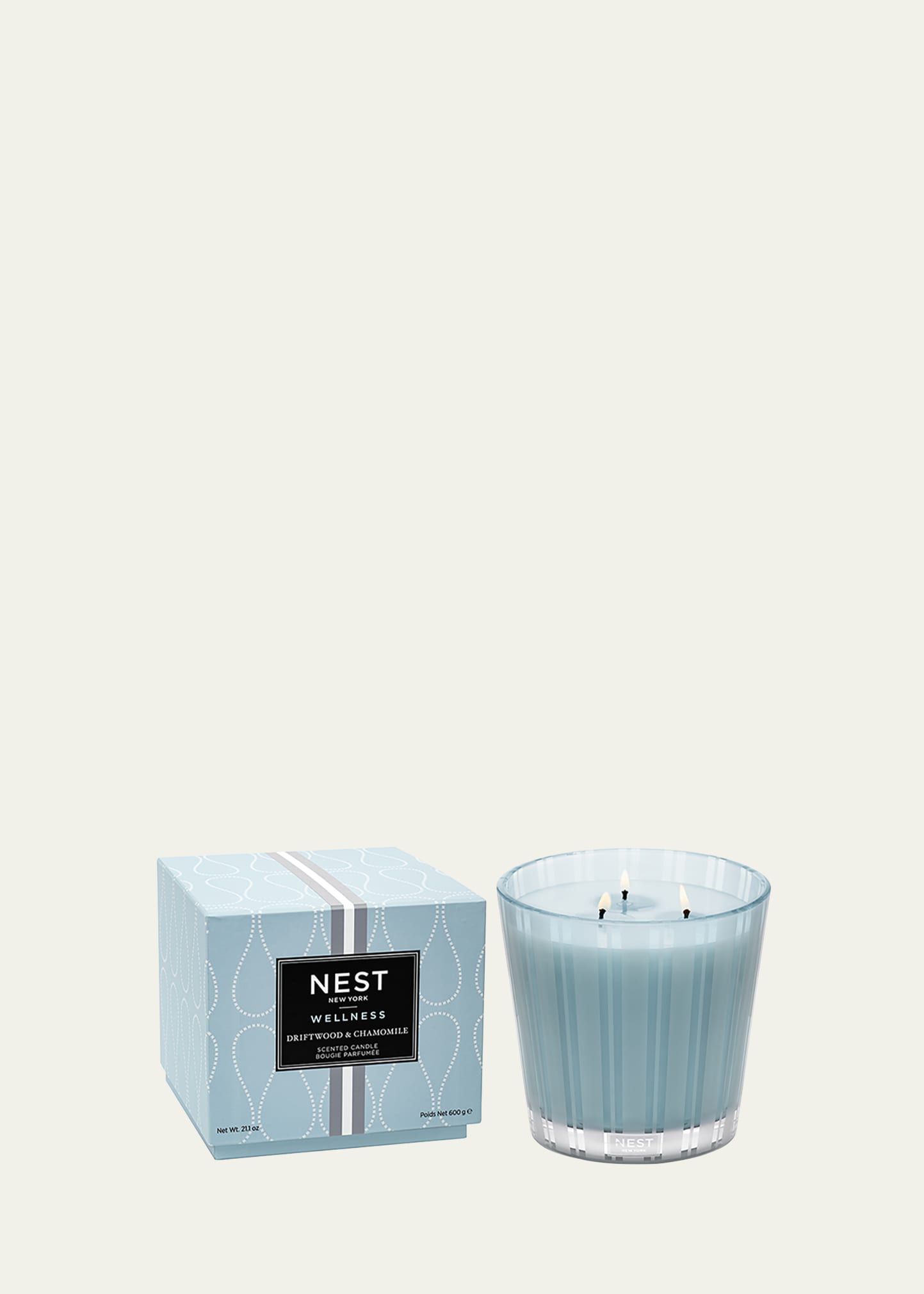 Nest New York Nest Fragrances Driftwood & Chamomile 3-wick Candle, 21.1 Oz.