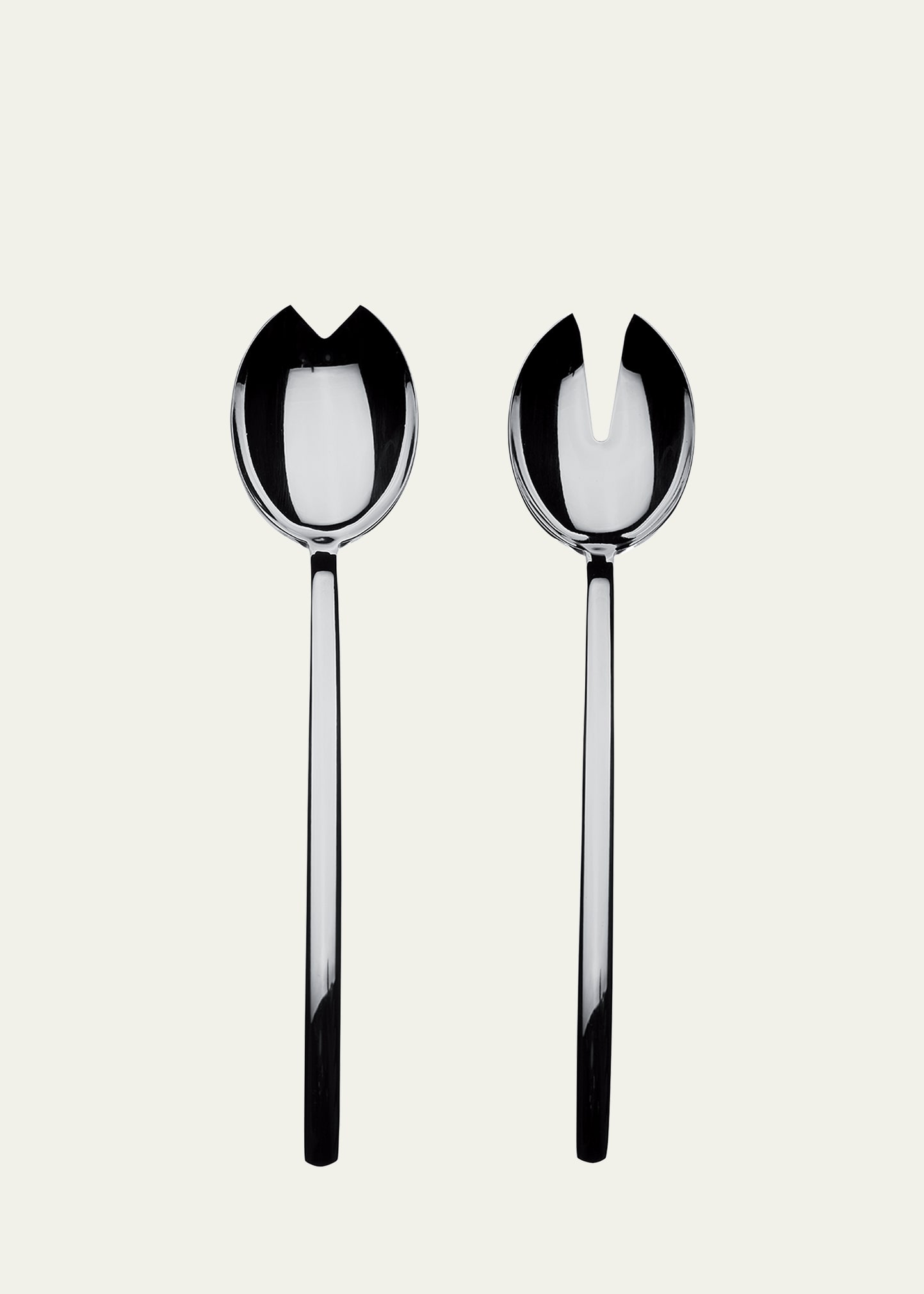 Two-Piece Duo Ice Oro Nero Salad Server Set