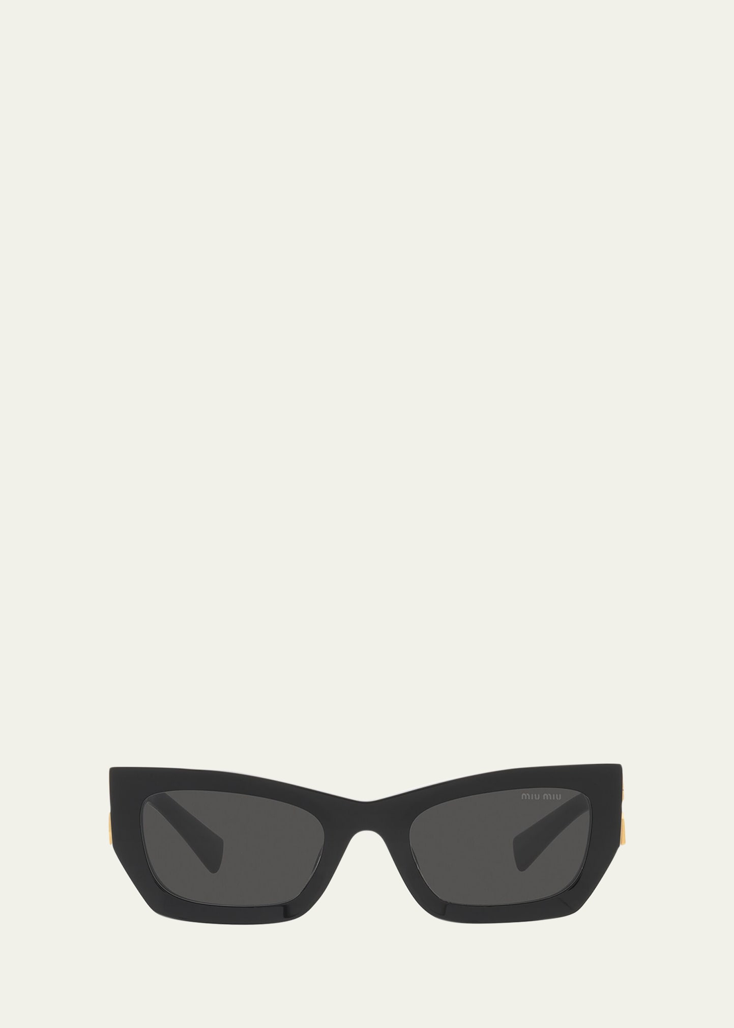 Logo Rectangle Acetate Sunglasses