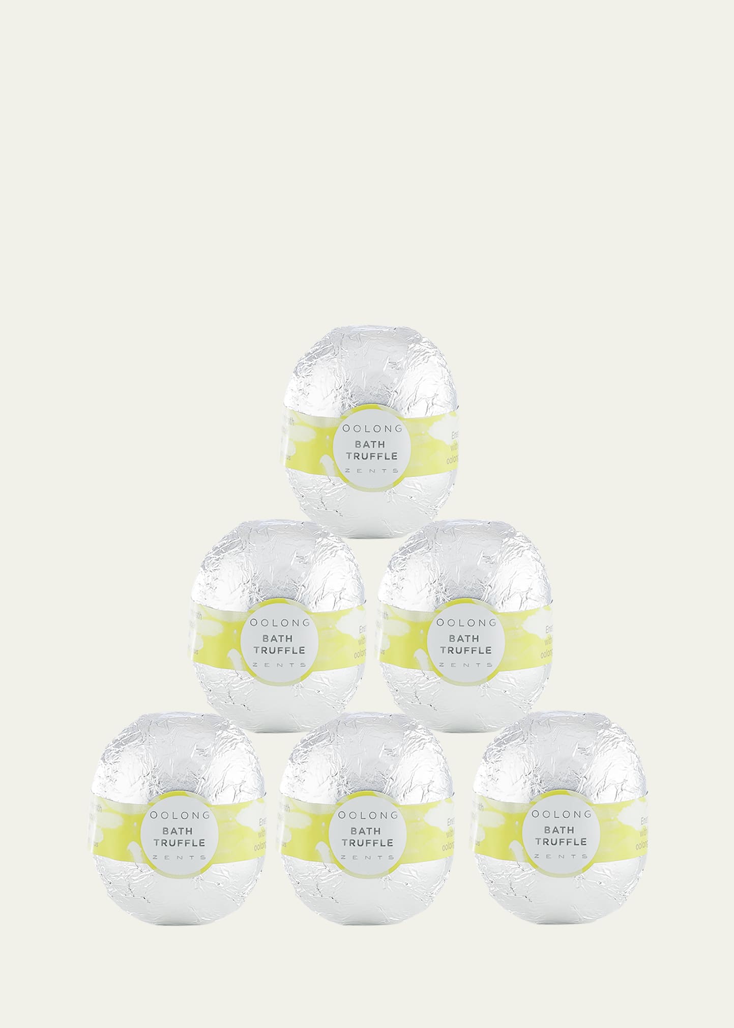 6-Piece Bath Truffle Jar Set, Oolong