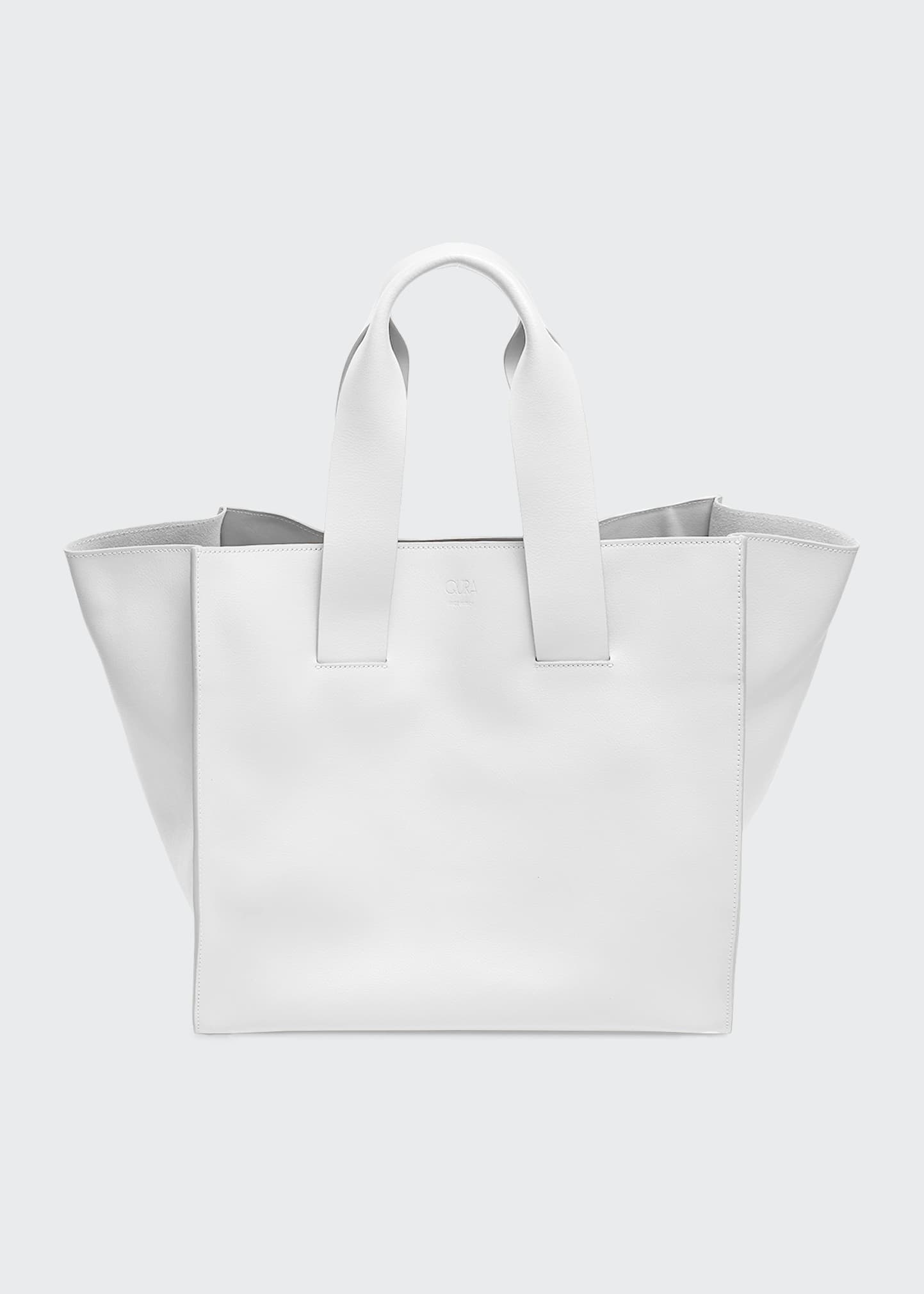 Quira Pandora Large Vegan Leather Tote Bag In Brown | ModeSens
