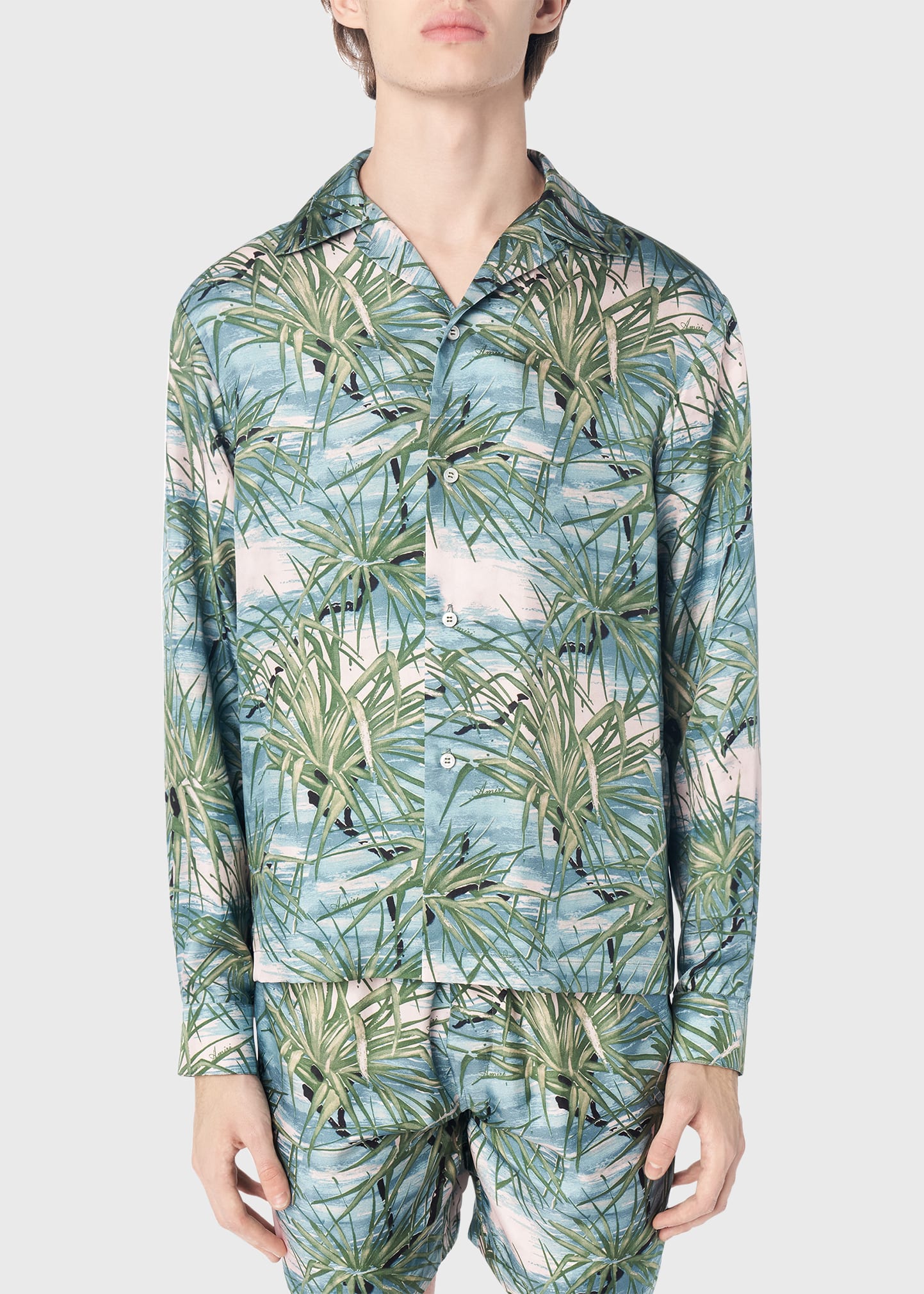 Men's Aloha Floral Silk Camp Shirt