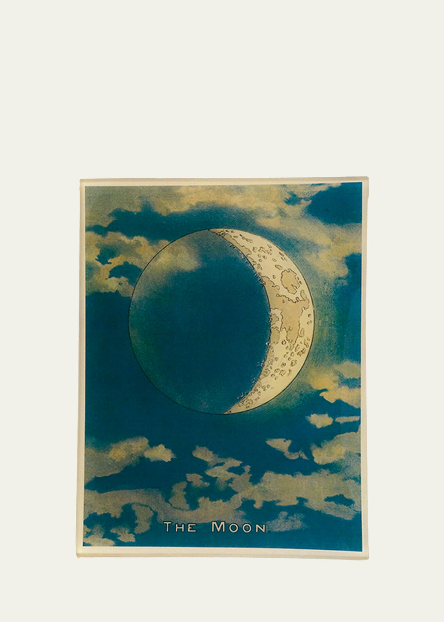 John Derian The Moon Blue Crescent Rectangular Tray In Multi