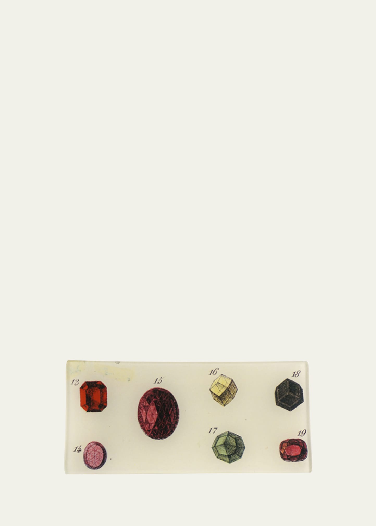 John Derian Gems Tray In Multi