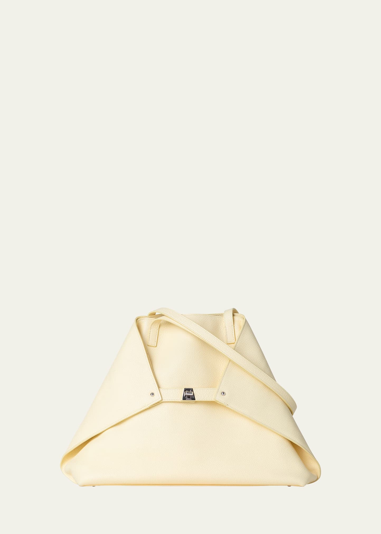 Akris Ai Medium Convertible Shoulder Tote Bag In Yellow