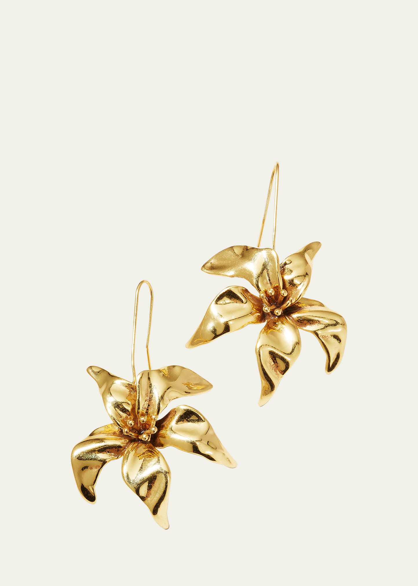 Claire Drop Earrings, Gold