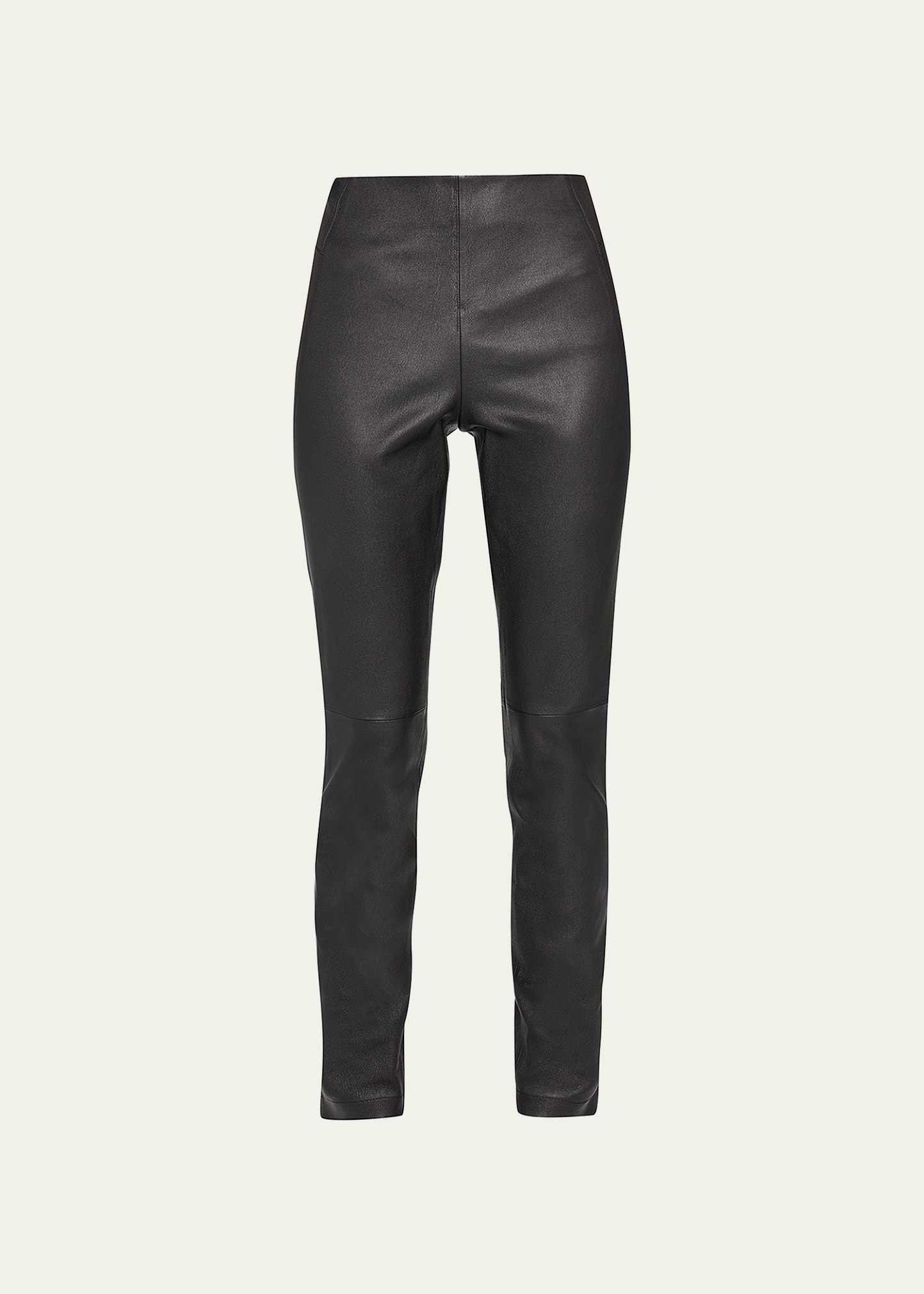 Shop Lafayette 148 Cropped High-rise Leggings In Black