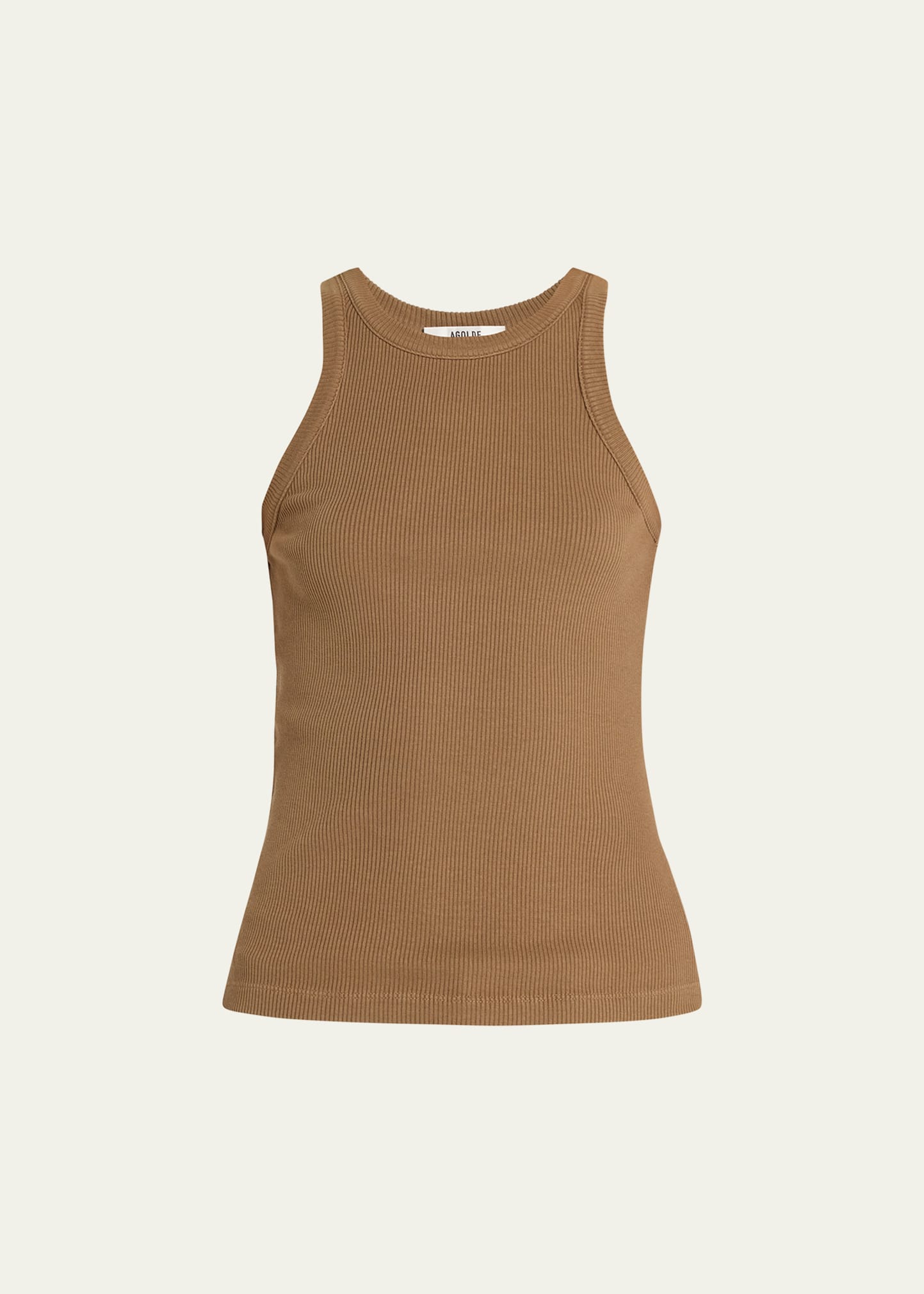 Agolde Bailey Tank Top In Mouse Light Du