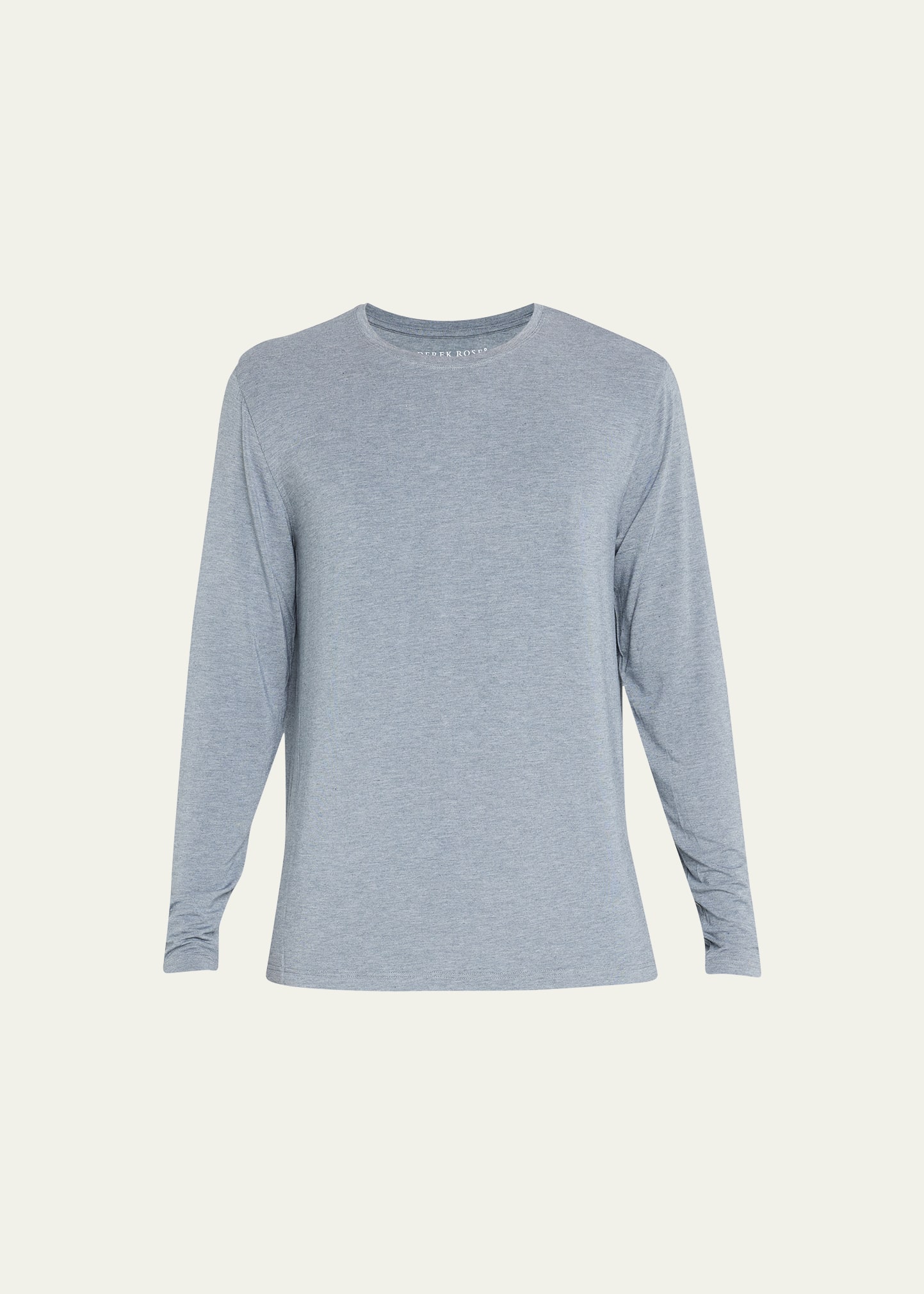 Derek Rose Men's Modal Crewneck T-shirt In Grey