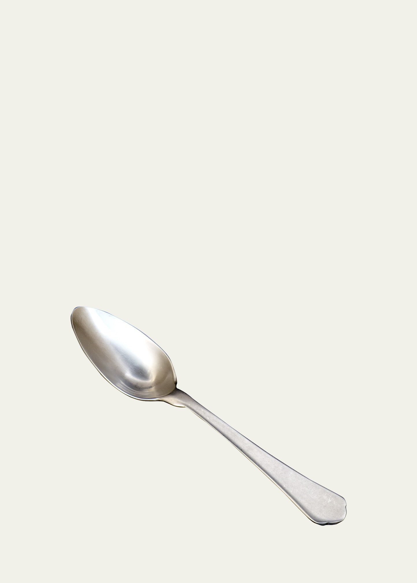 Astier De Vilatte Naples Small Spoon, Stone Finish In Metallic