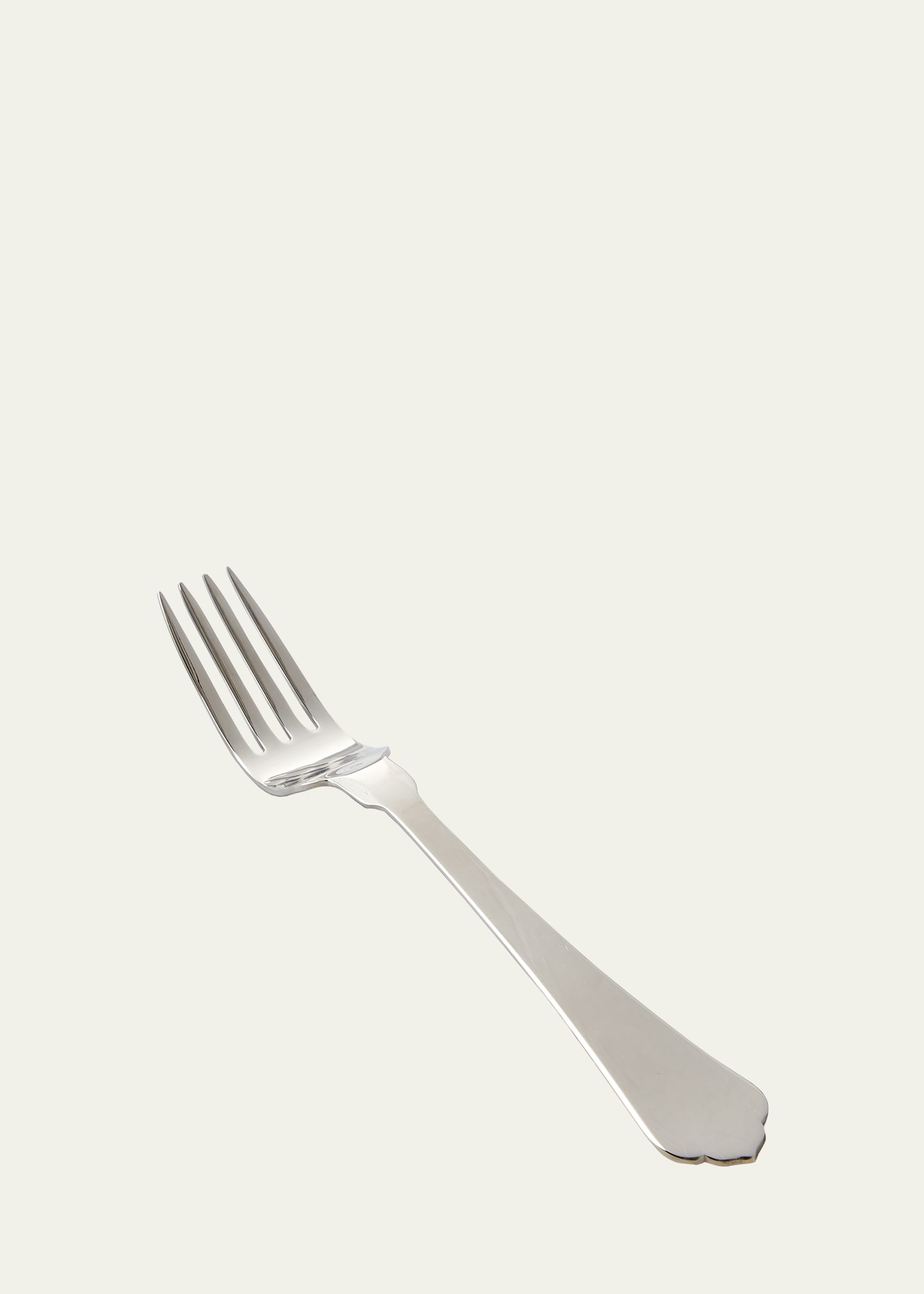 Astier De Vilatte Naples Shiny Stainless Steel Serving Fork In Multi