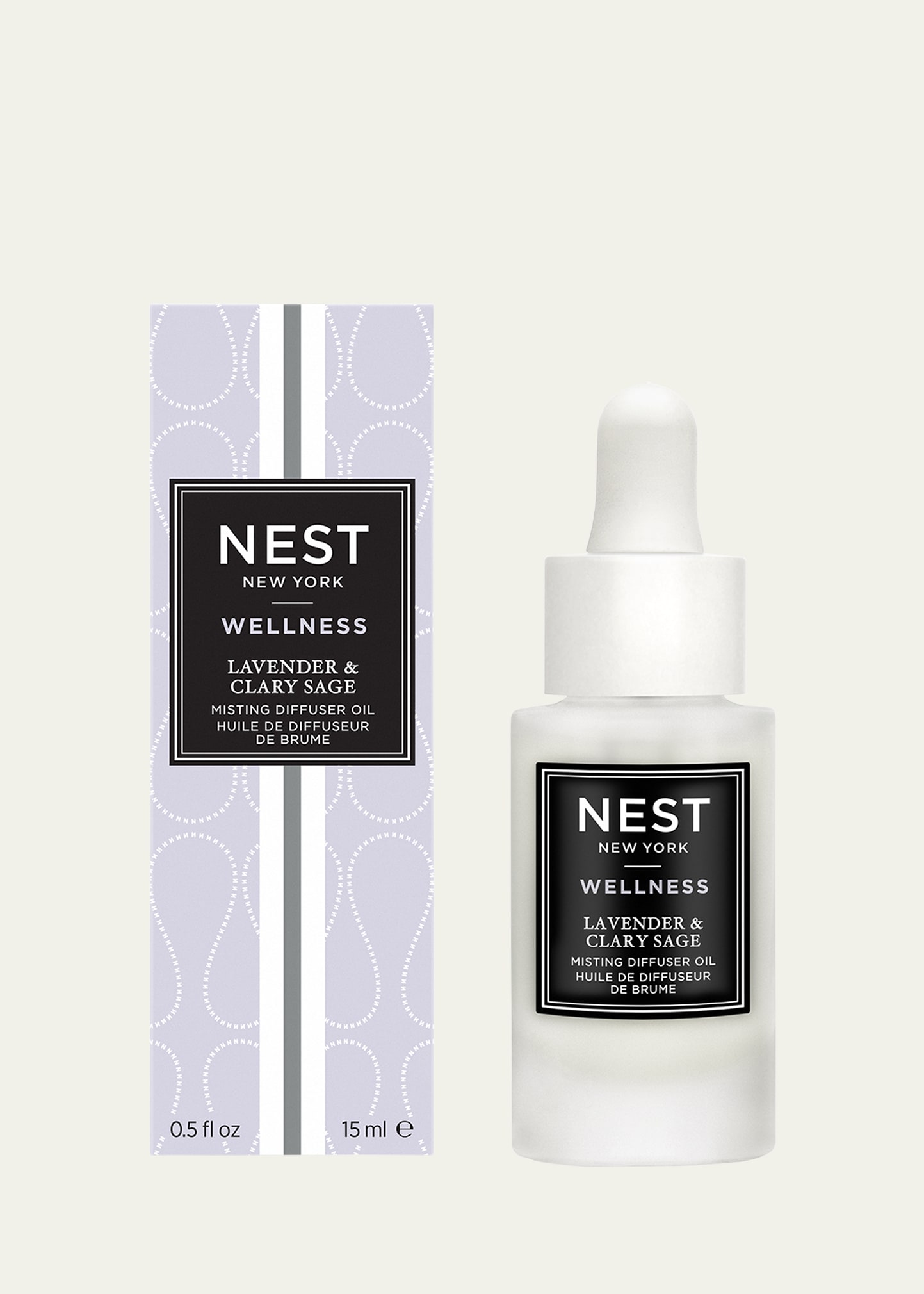 Nest New York 0.5 Oz. Lavender & Clary Sage Misting Diffuser Oil