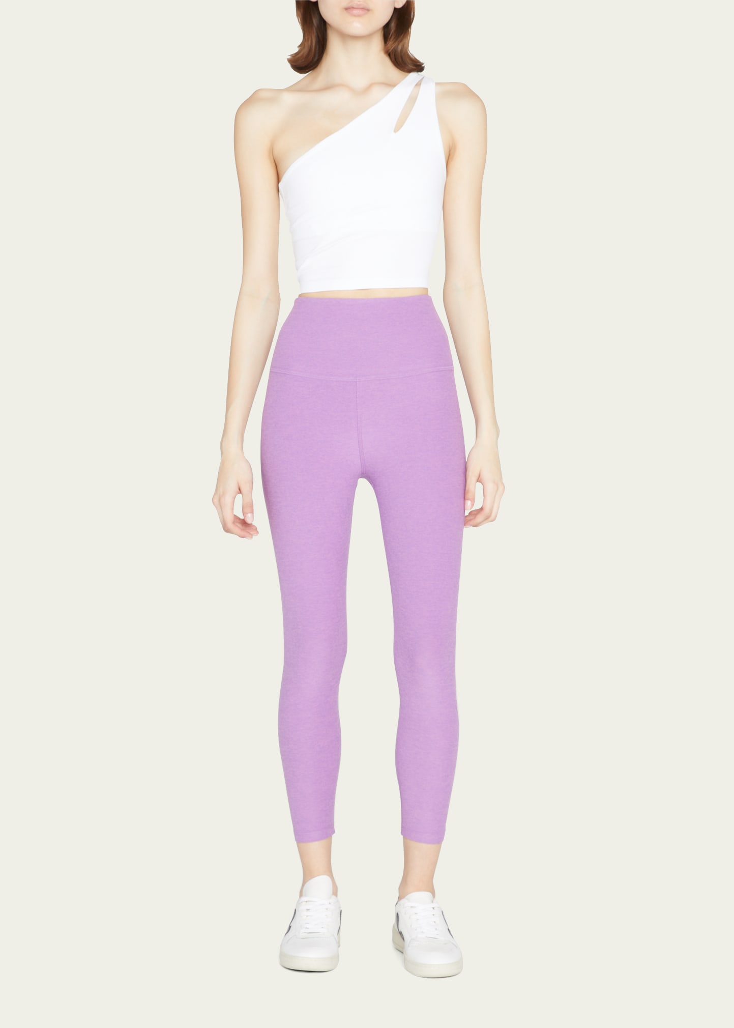 Beyond Yoga Women's Lost Your Mind Cropped Tank Top In Cloud White