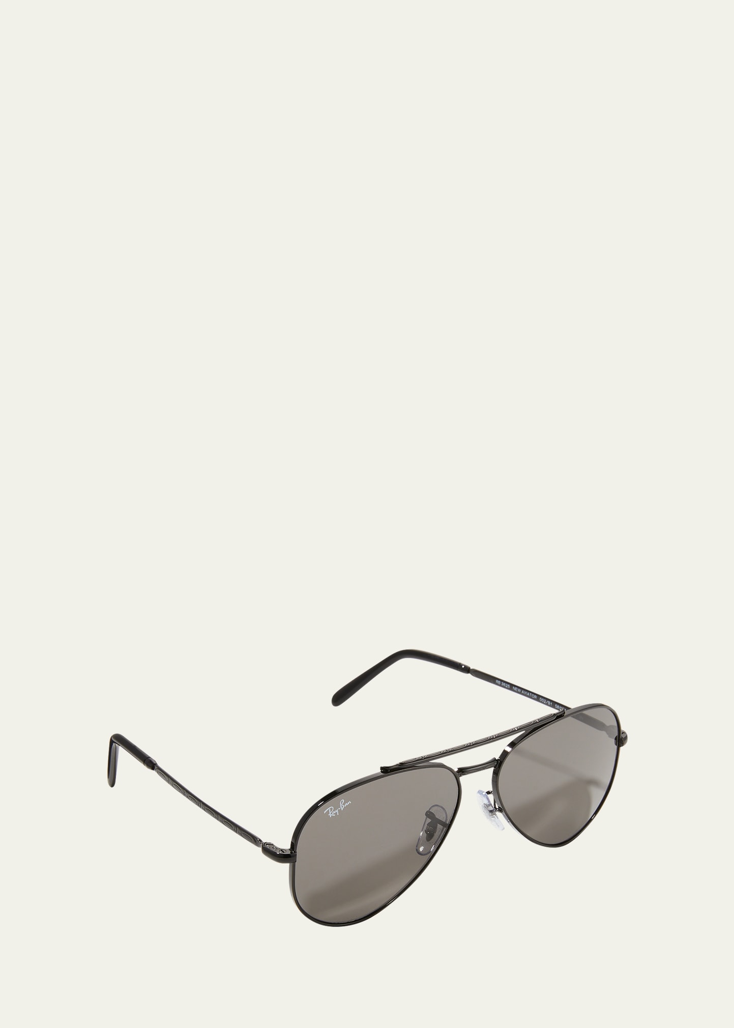 Golden Metal Aviator Sunglasses
