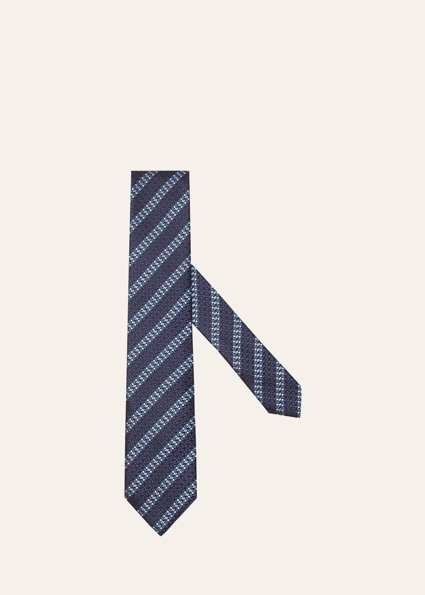 Men's Silk Jacquard Stripe Tie