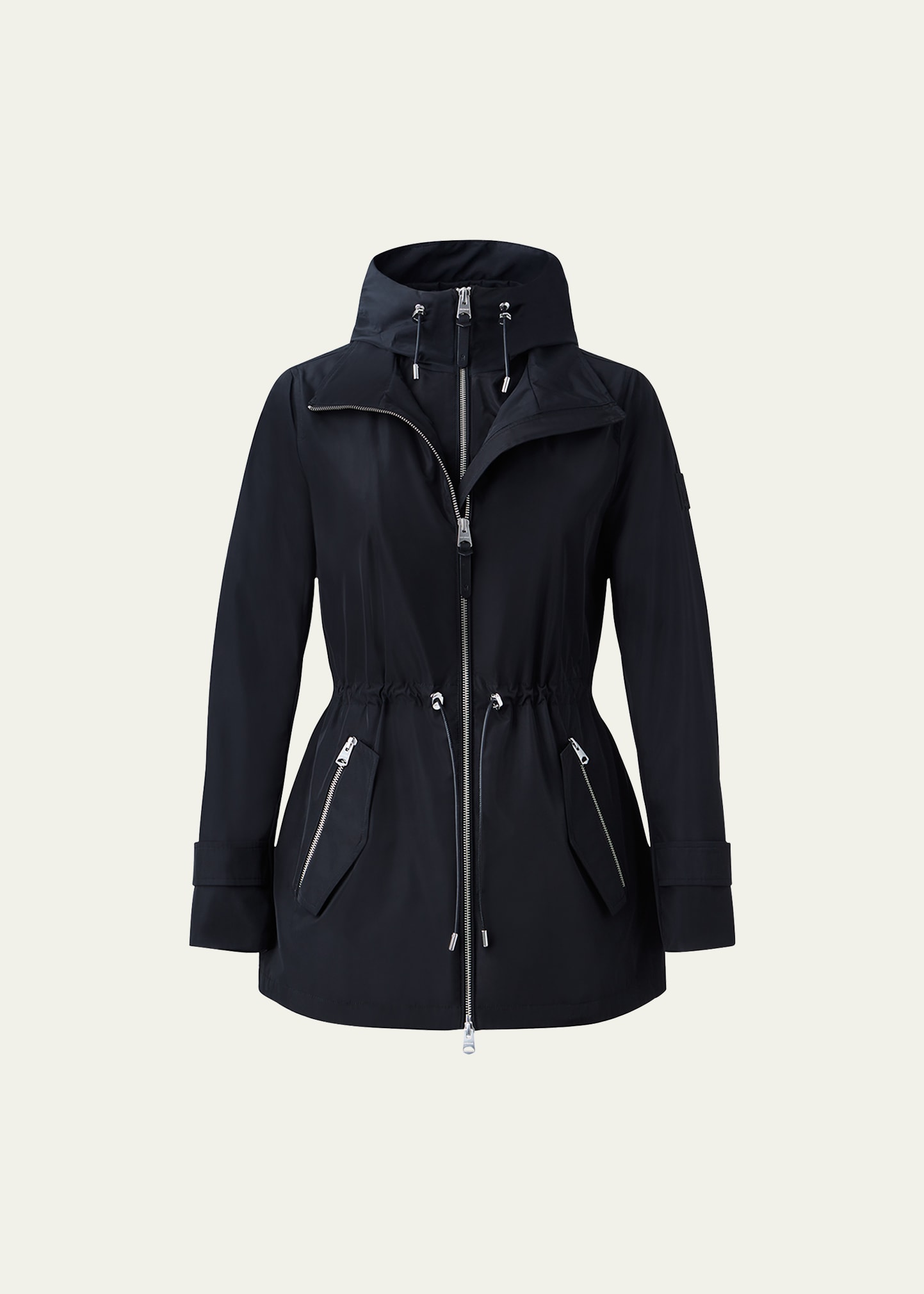 MACKAGE MELANY HOODED RAINCOAT