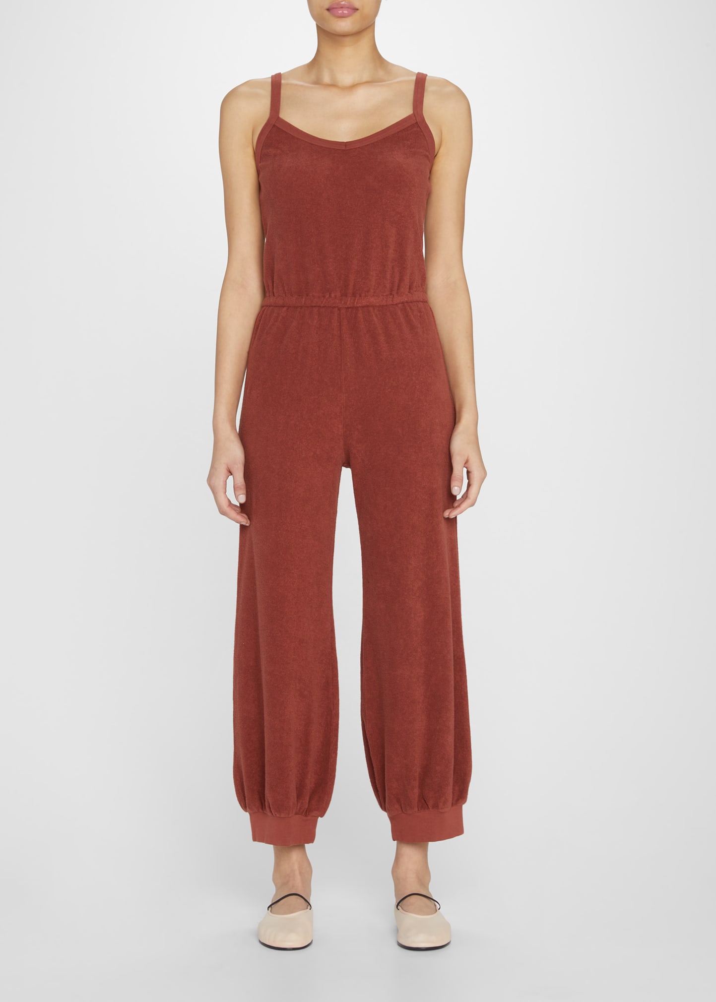 Giorgi Beach Terry Tank Jumpsuit