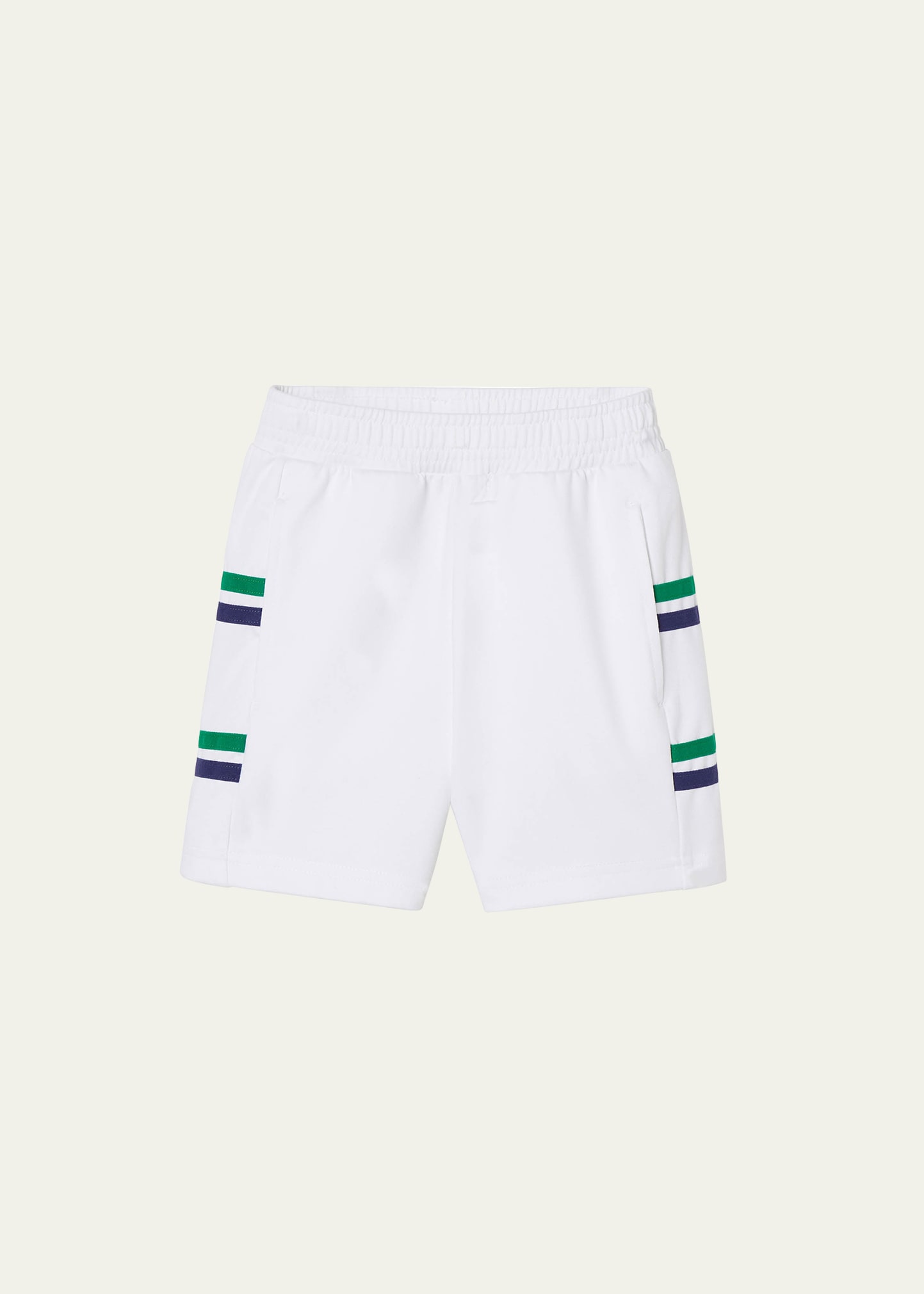 Shop Classic Prep Childrenswear Boy's Tex Tennis Performance Shorts In Bright White
