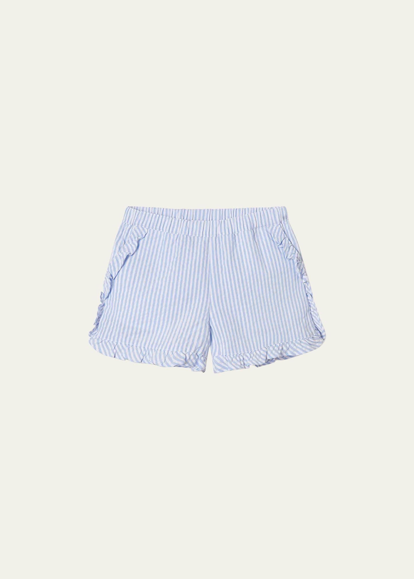 Girl's Milly Shorts - Seersucker, Size XS-XL