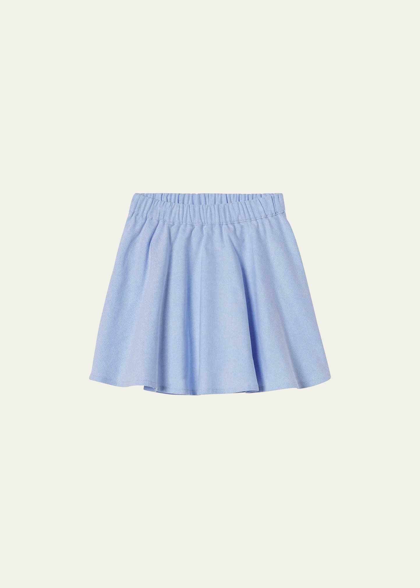 Shop Classic Prep Childrenswear Girl's Sabrina Skirt - Solid Oxford In Nantucket Breeze