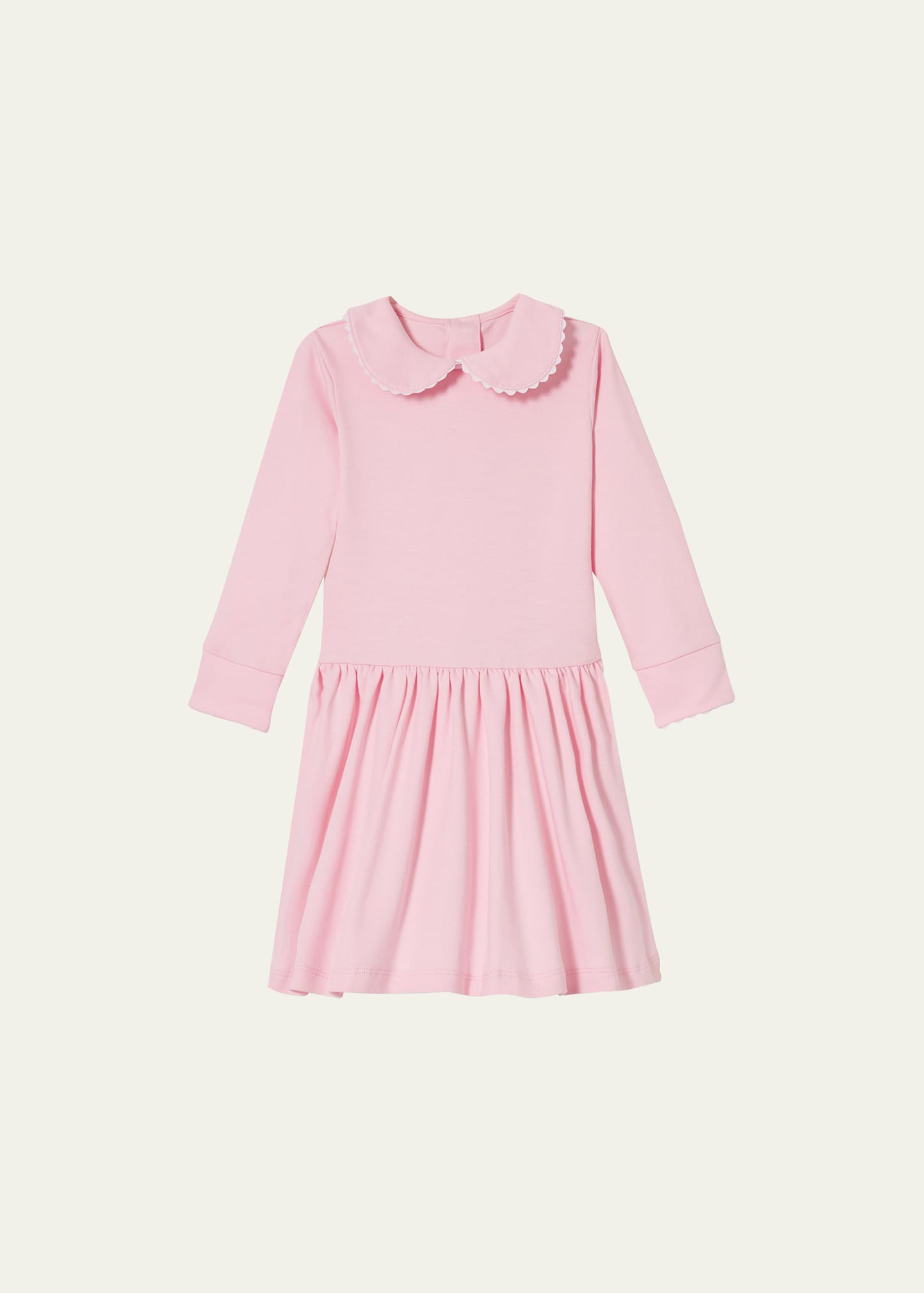 Classic Prep Childrenswear Kids' Girl's Claudette Peter Pan Collar Fit &  Flare Dress In Pink | ModeSens